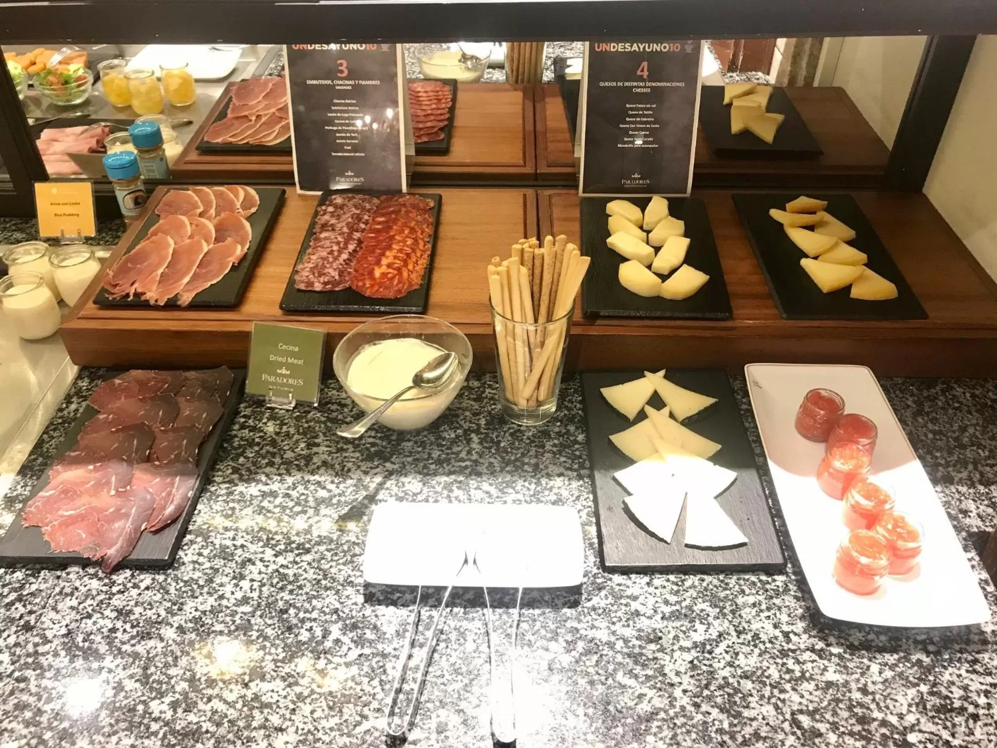 Breakfast in Parador de Ribadeo