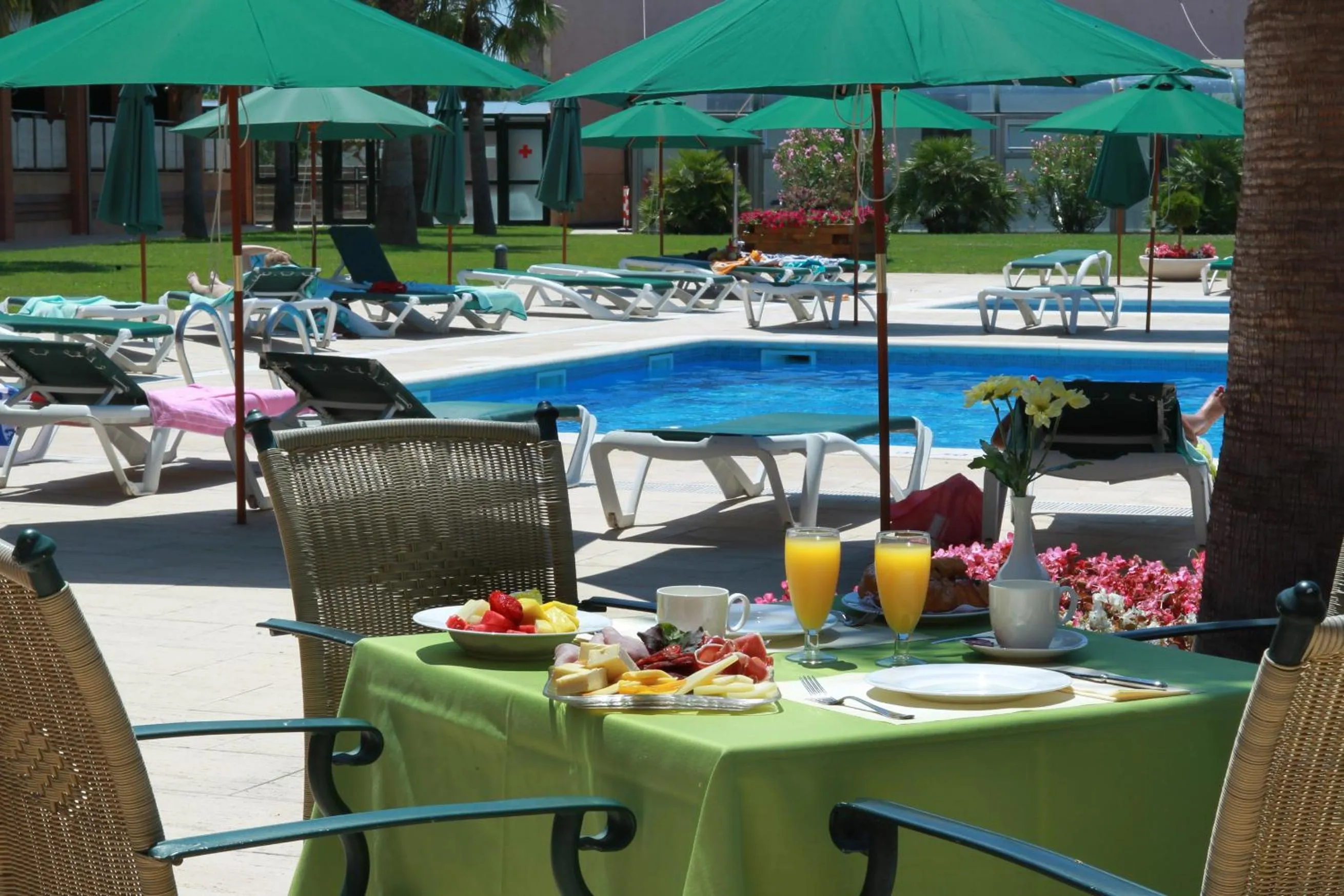 Pool view in Hotel Clipper - EL DELFÍN VERDE RESORTS - Platja de Pals