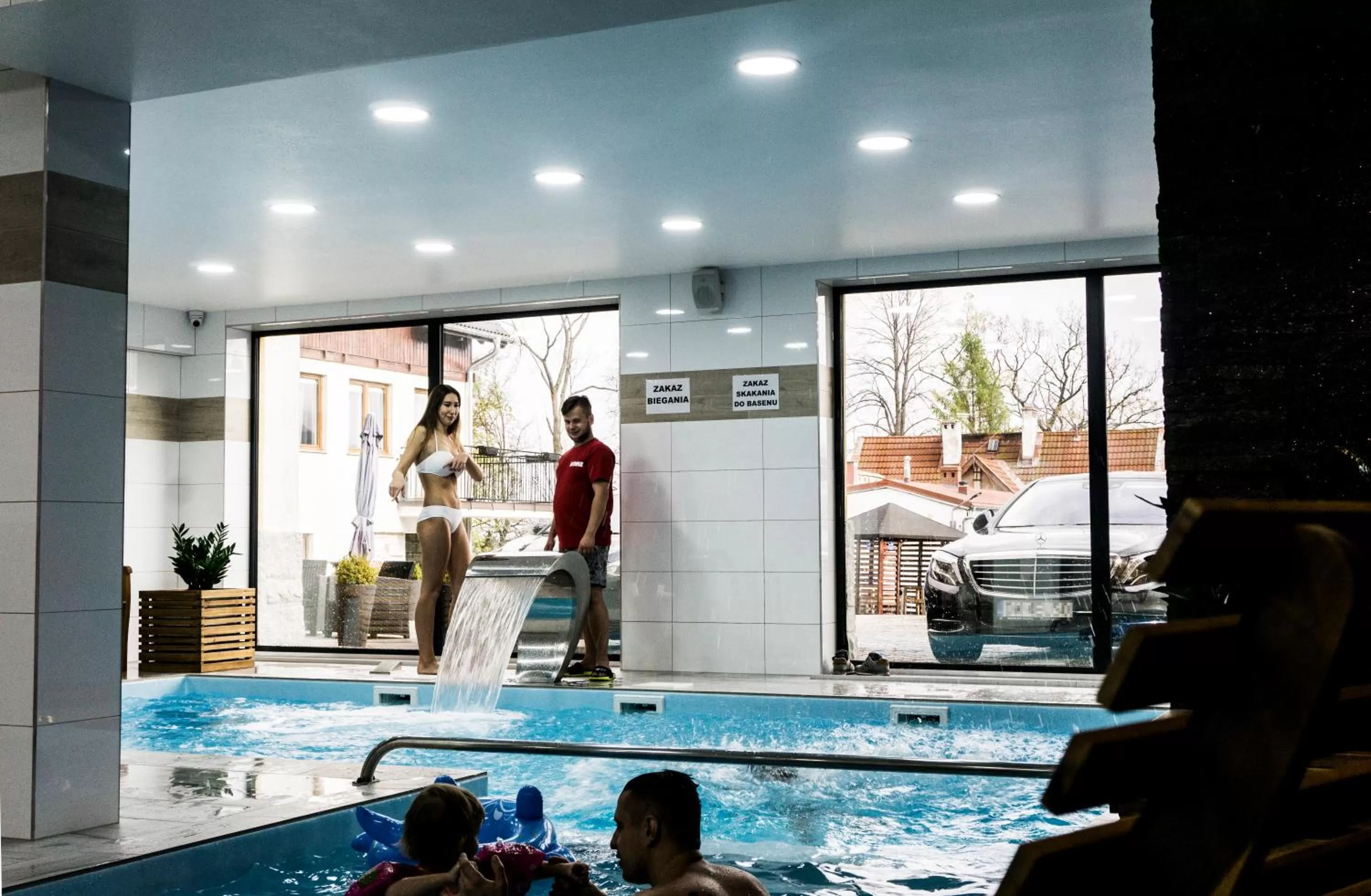 Staff in dask resort