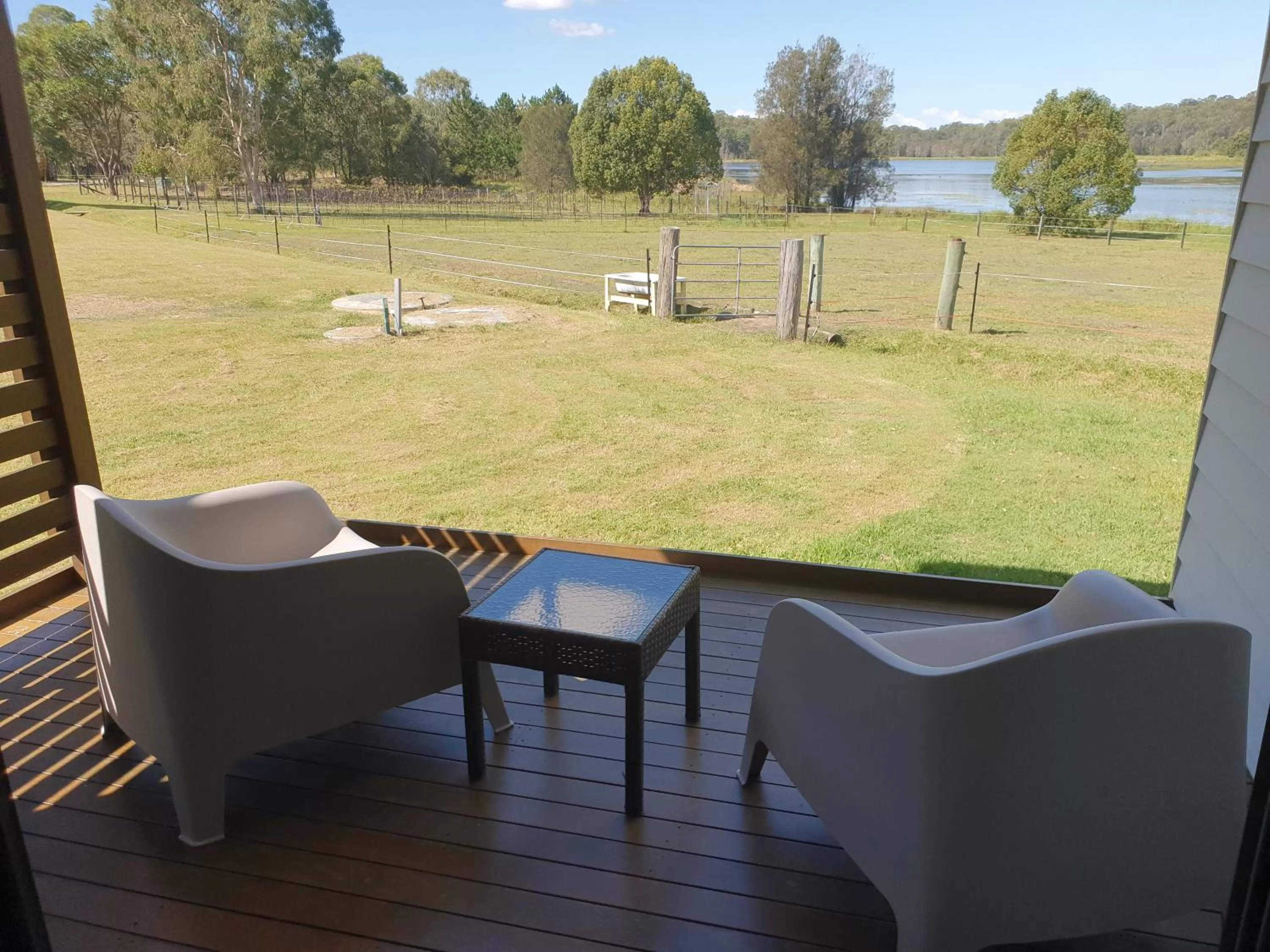 Patio in Narangba Motel (formerly Brisbane North B&B and Winery)