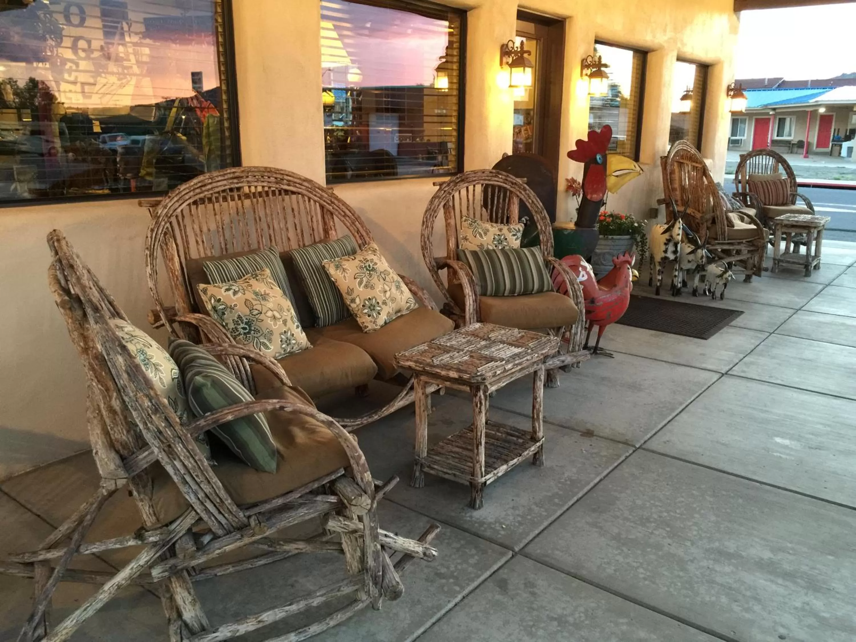 Patio in The Lodge on Route 66