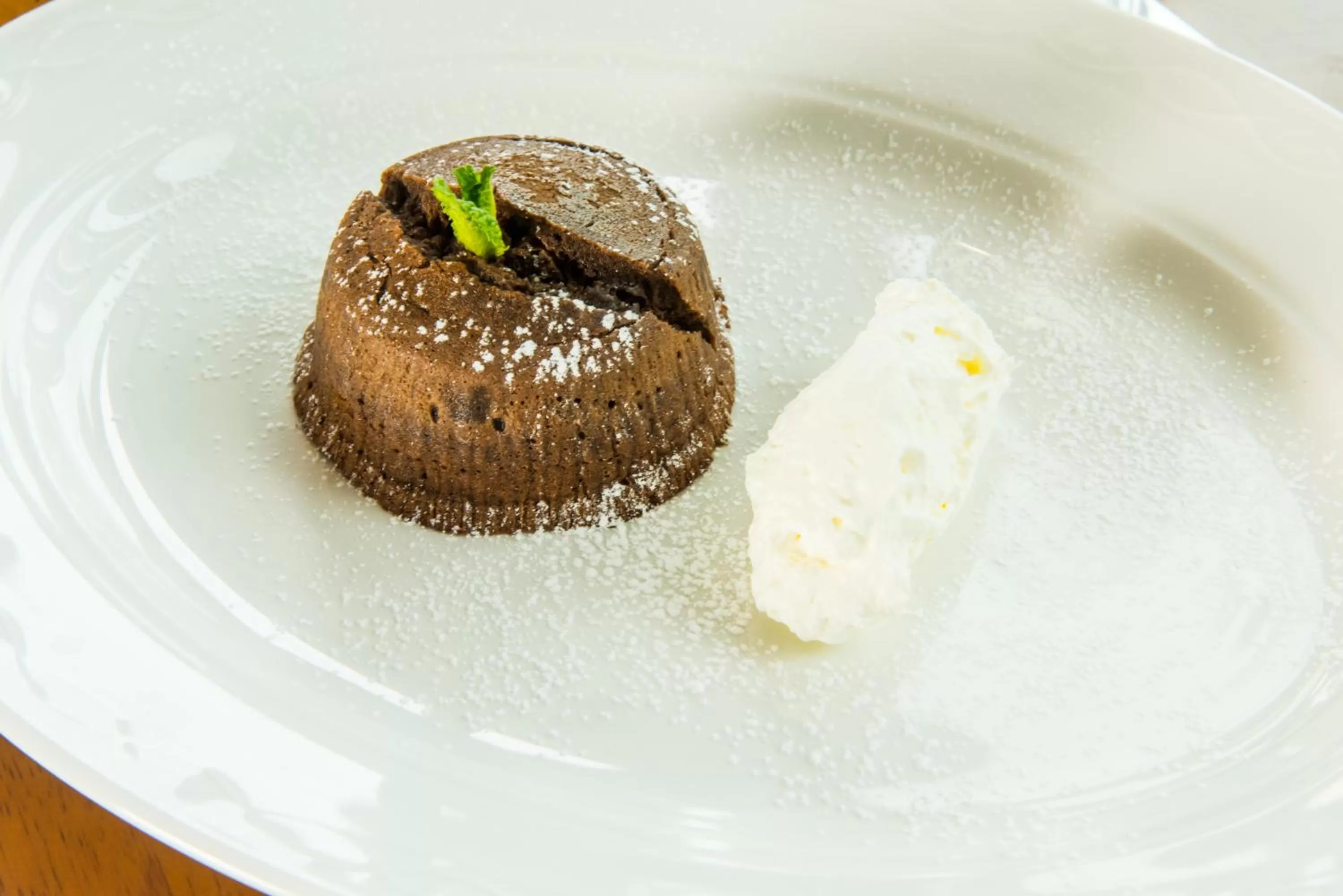 Food close-up in Cliffden Hotel