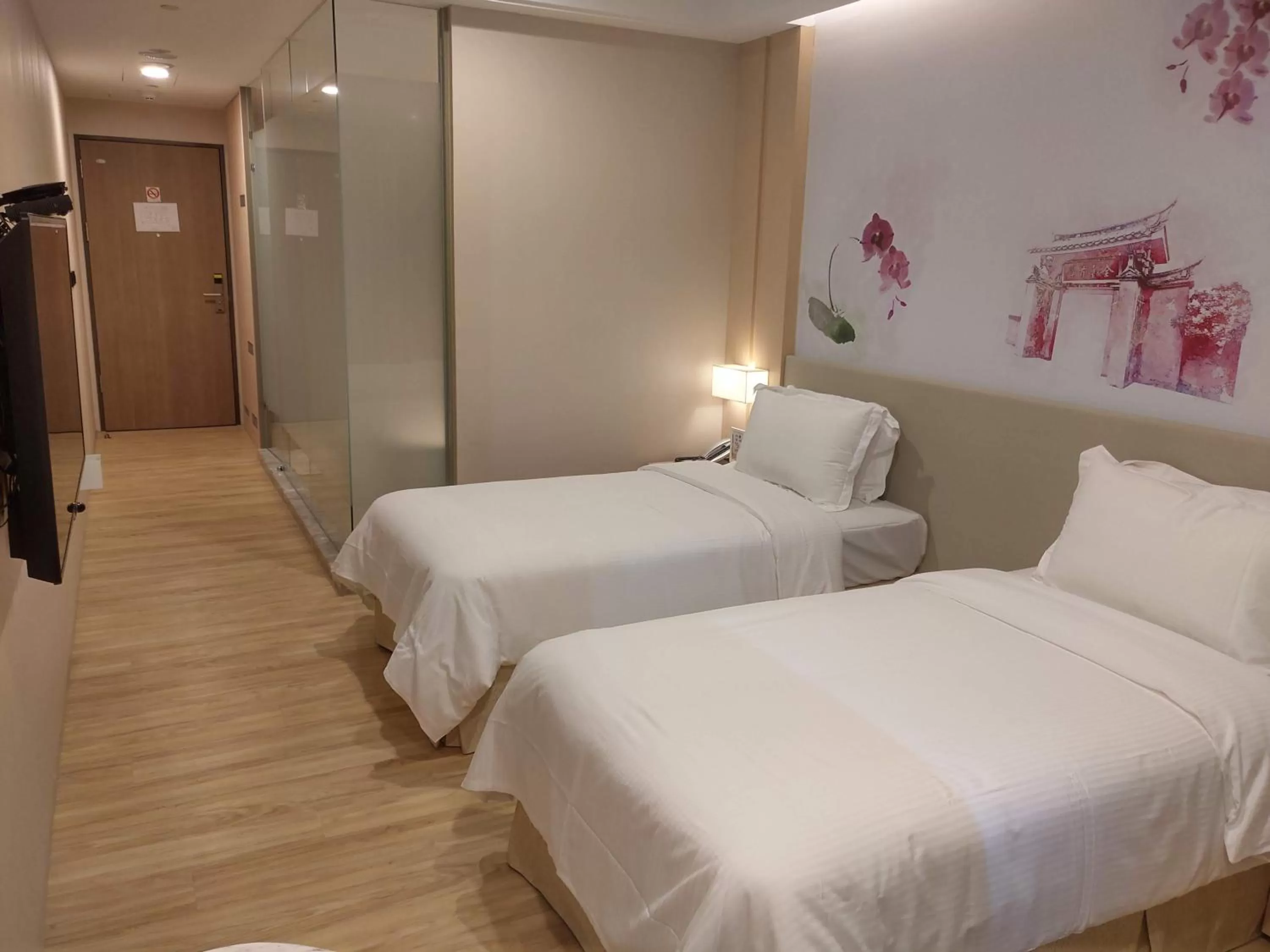 Bed in 台南星鑽國際商旅 Hua Hotel