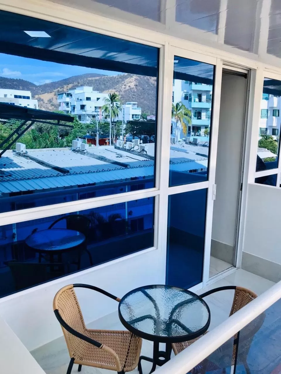 Balcony/Terrace, Pool View in Hotel Bello Caribe