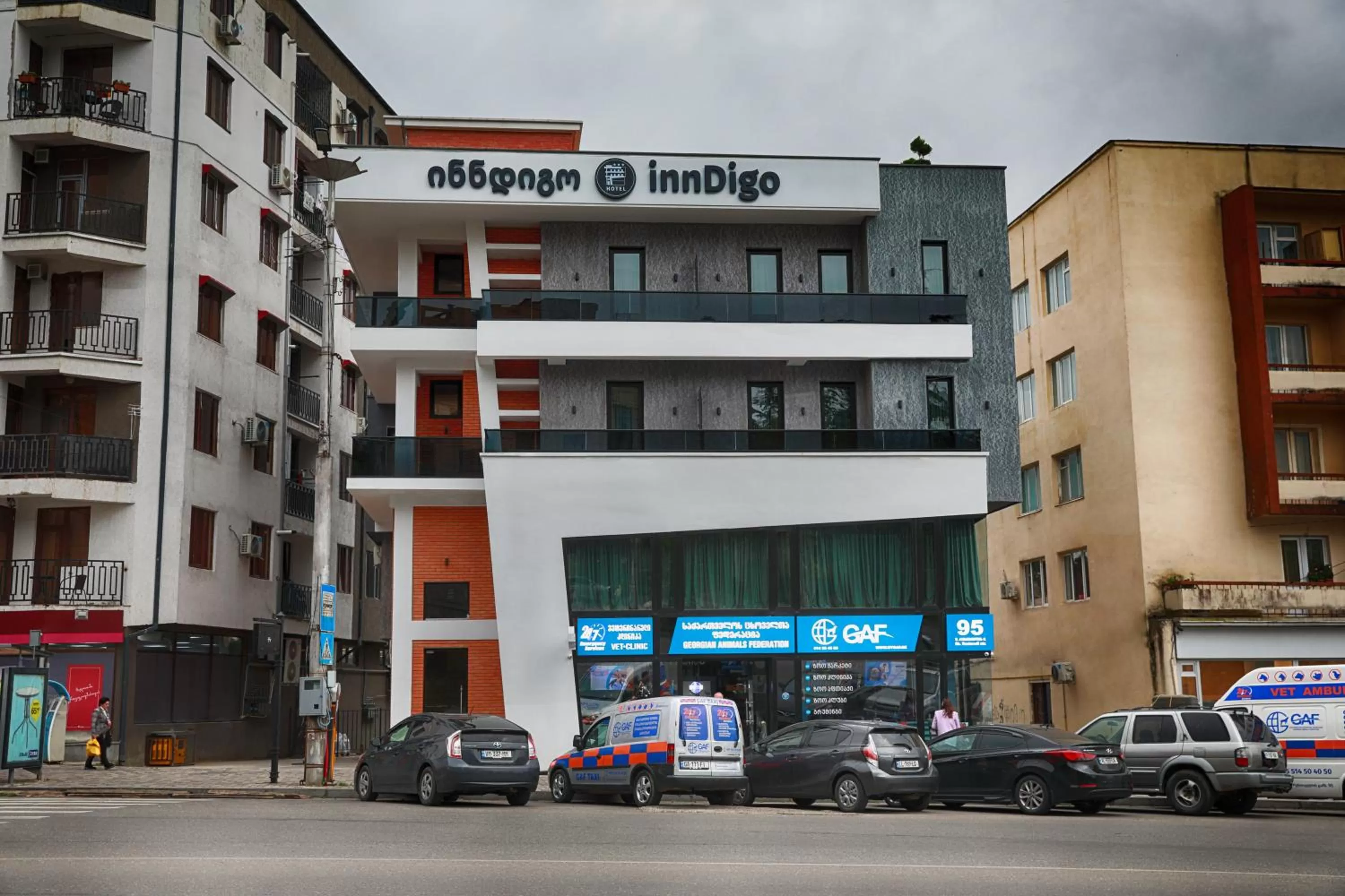 Street view in Hotel InnDigo in Kutaisi
