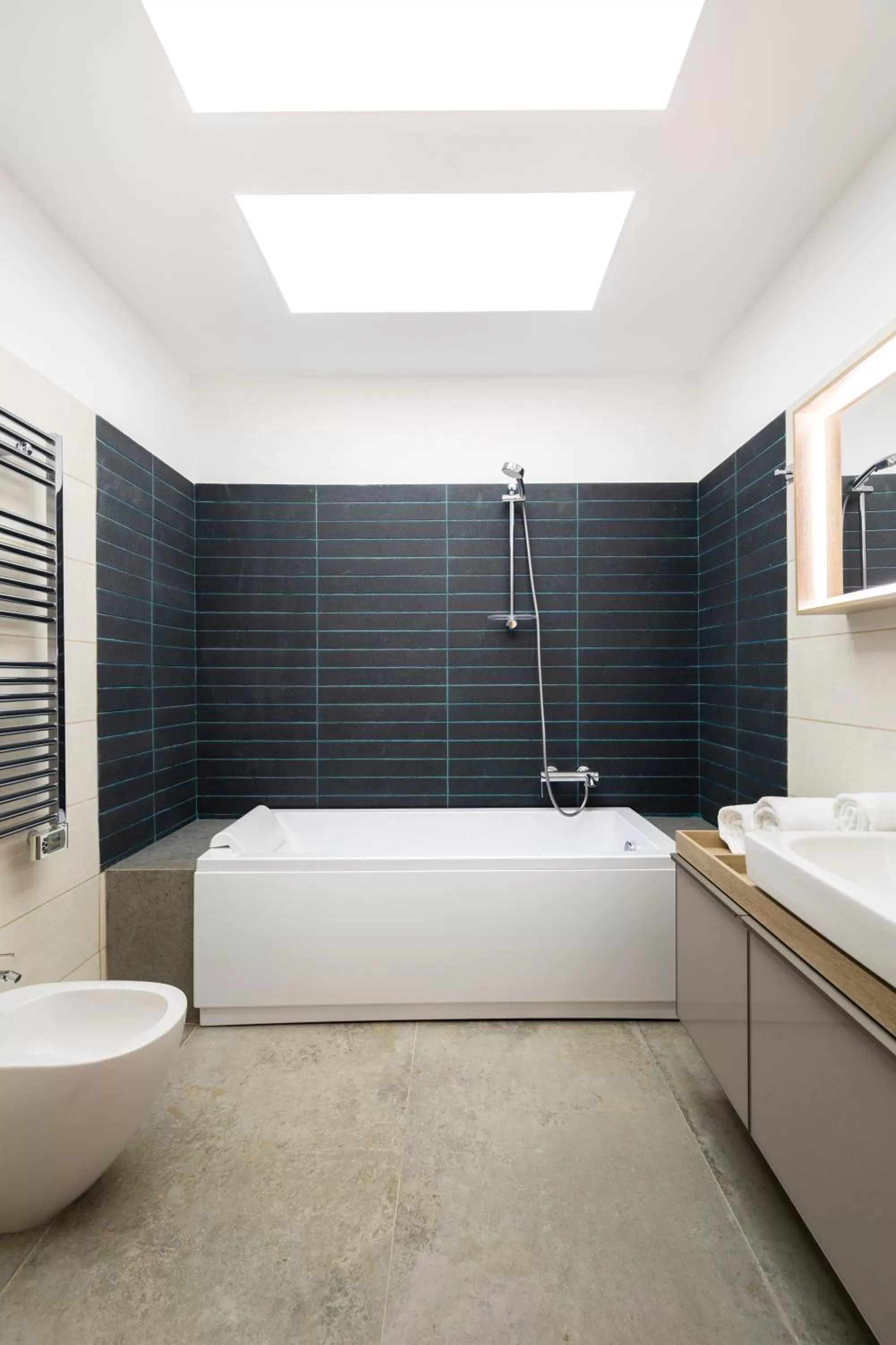 Bathroom in Antico Borgo Molino 7cento vicino ai Giardini di Ninfa