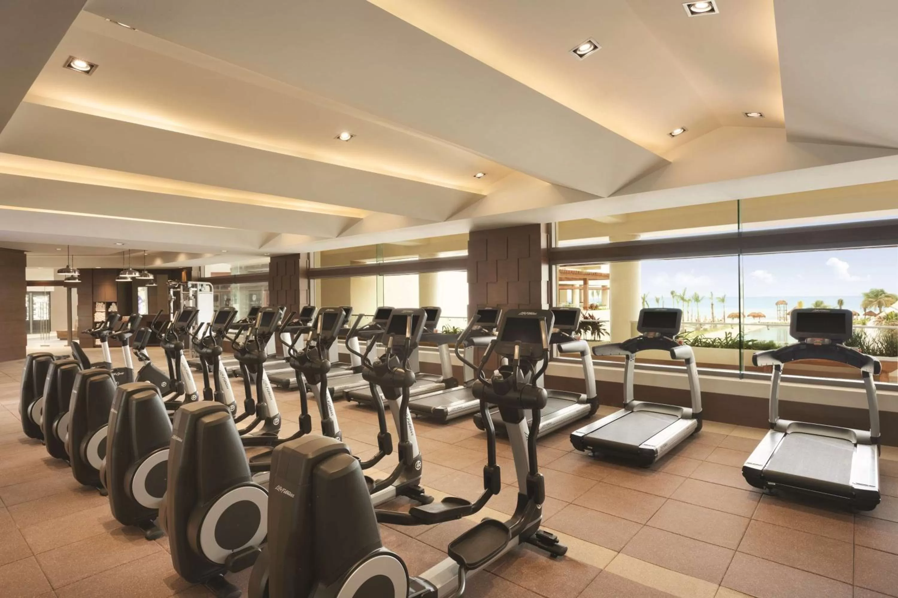 Fitness centre/facilities in Hyatt Ziva Cancun All-Inclusive
