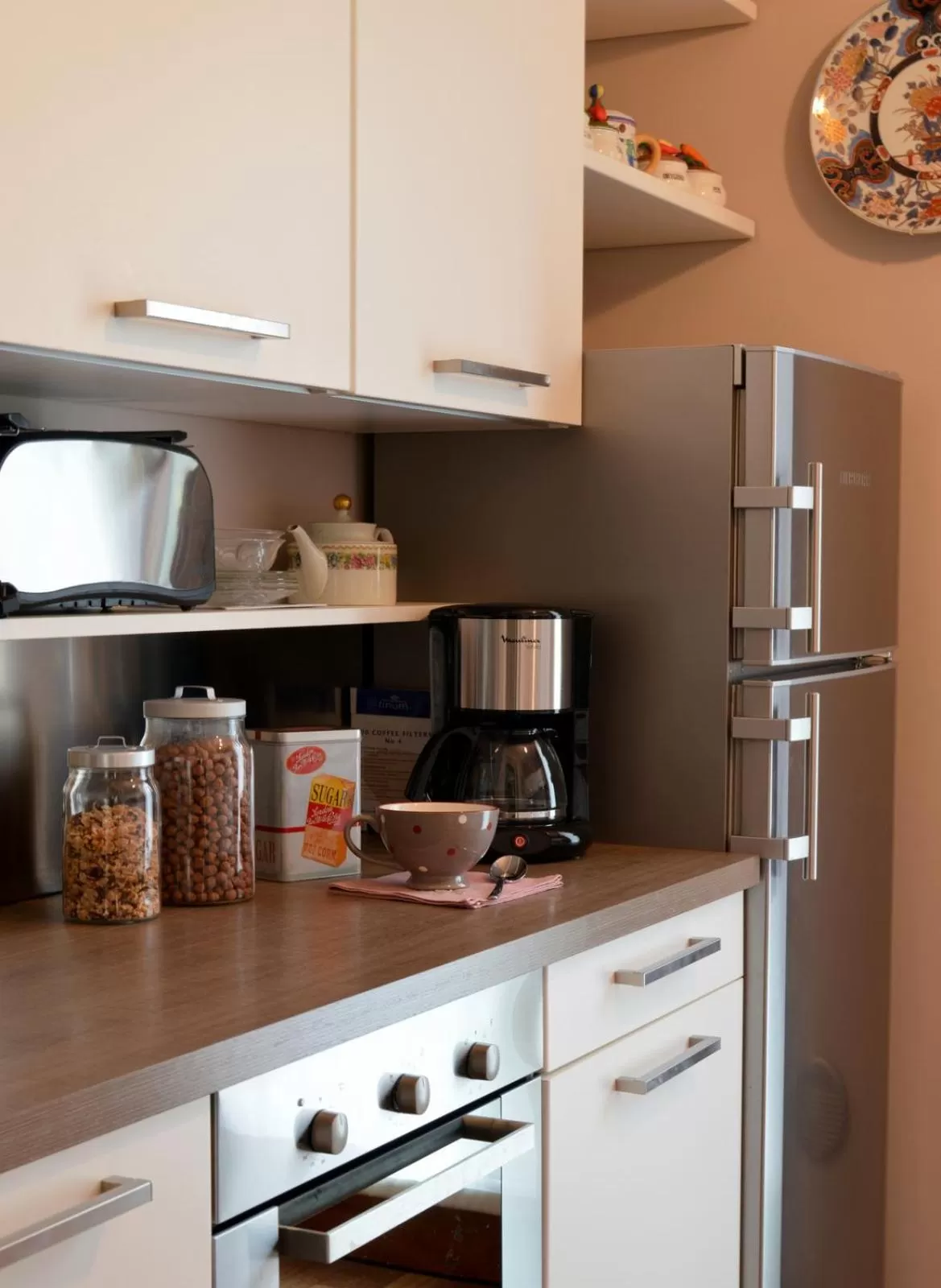 Coffee/tea facilities, Kitchen/Kitchenette in B&B La Casa di Angela