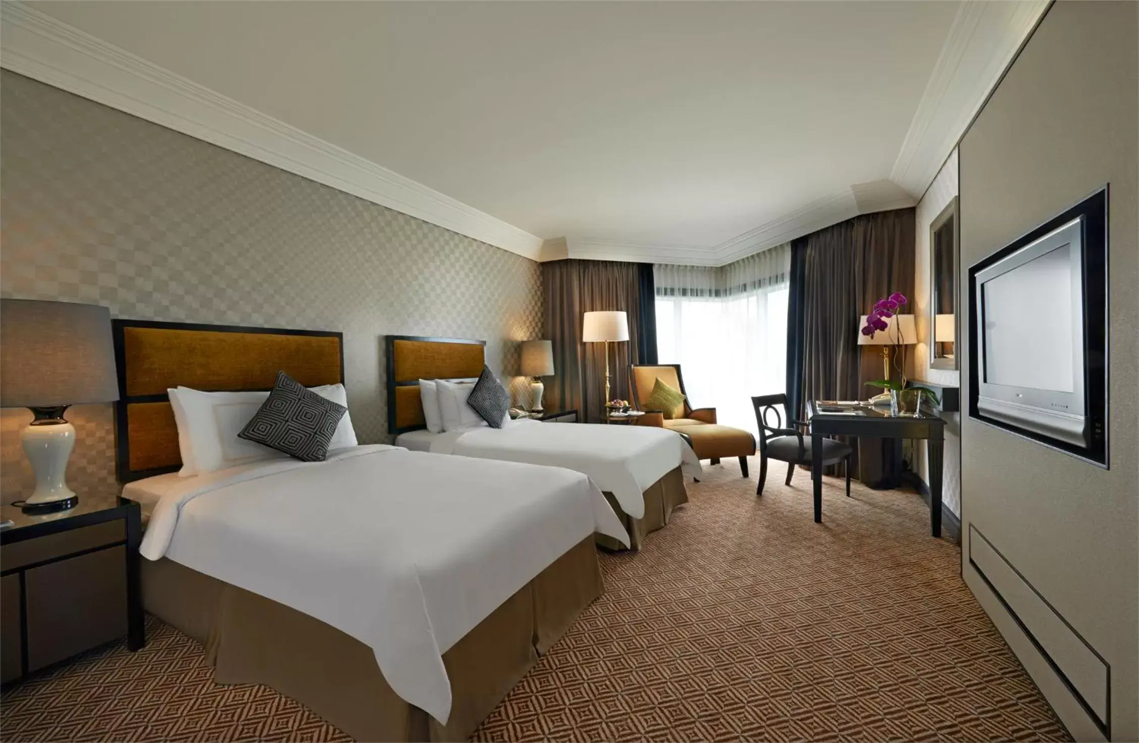 Deluxe Room with Two Single Beds in Grand Millennium Kuala Lumpur Deluxe Room with Two Single Beds in Grand Millennium Kuala Lumpur