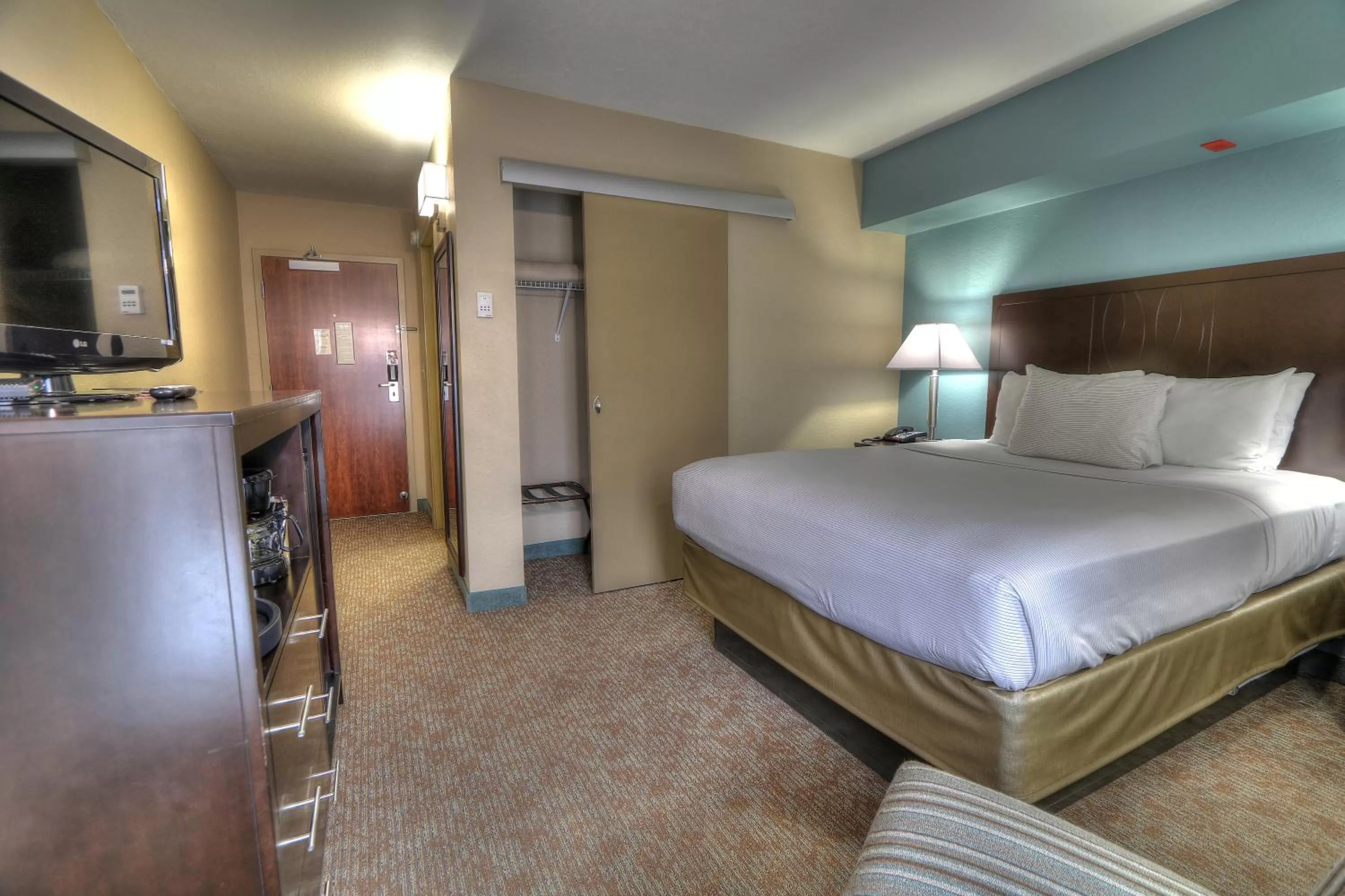 Bed in Greystone Lodge on the River