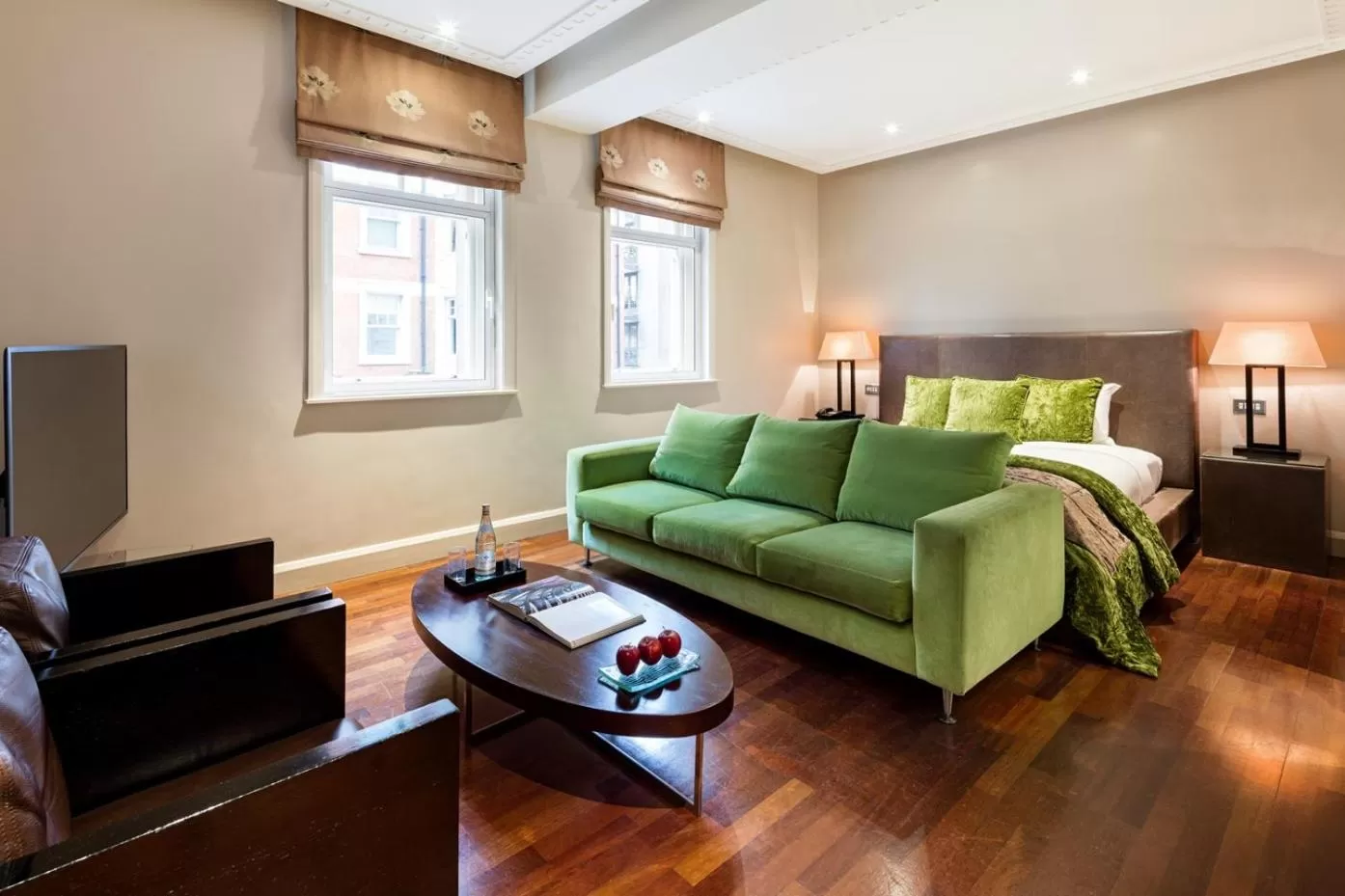 Seating area in Radisson Blu Hotel, London Tottenham Court Road