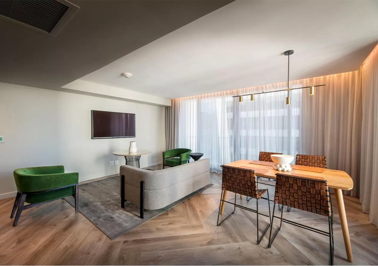 Dining area in The Rockefeller Hotel by NEWMARK