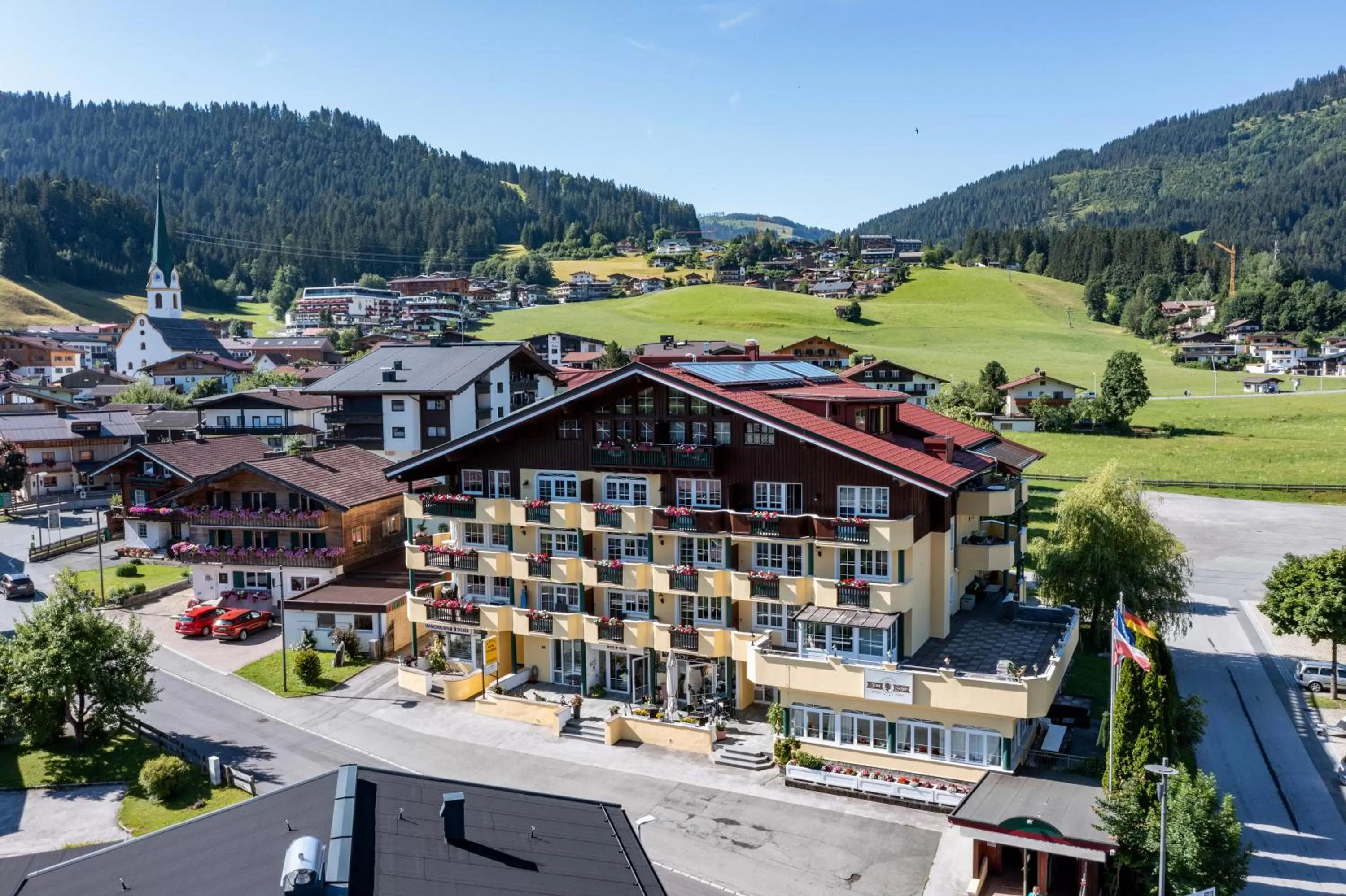 Bird's eye view, Bird's-eye View in Apparthotel Tom Sojer