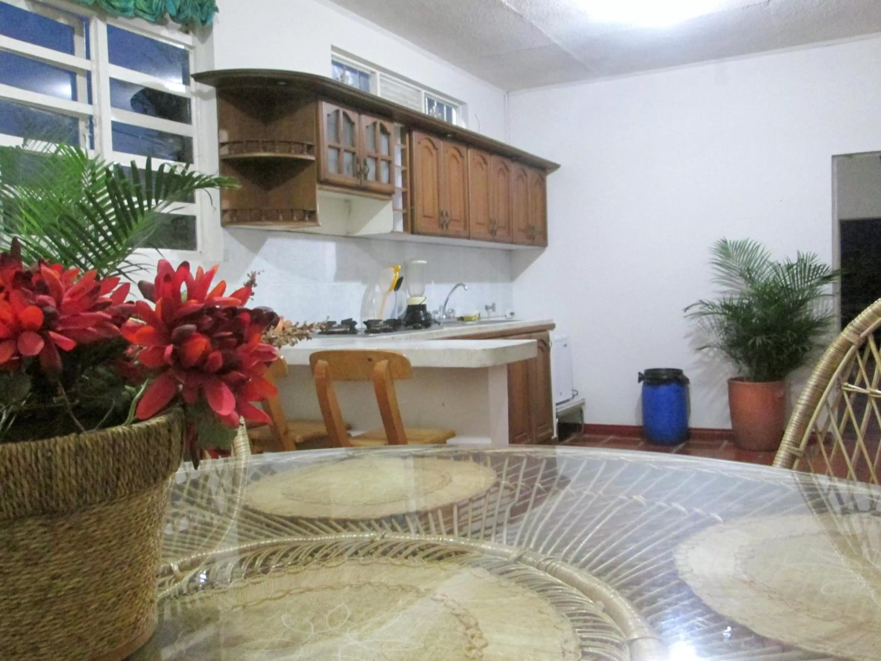 Kitchen/Kitchenette in Cabañas Las Bifloras