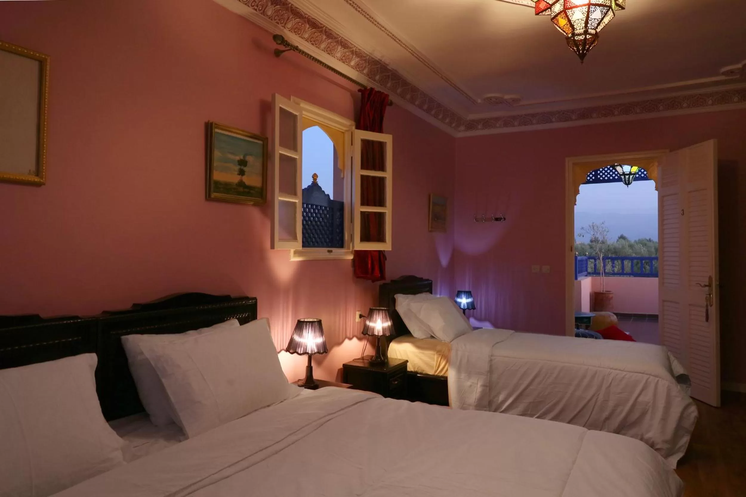 Bed in Le Bleu House