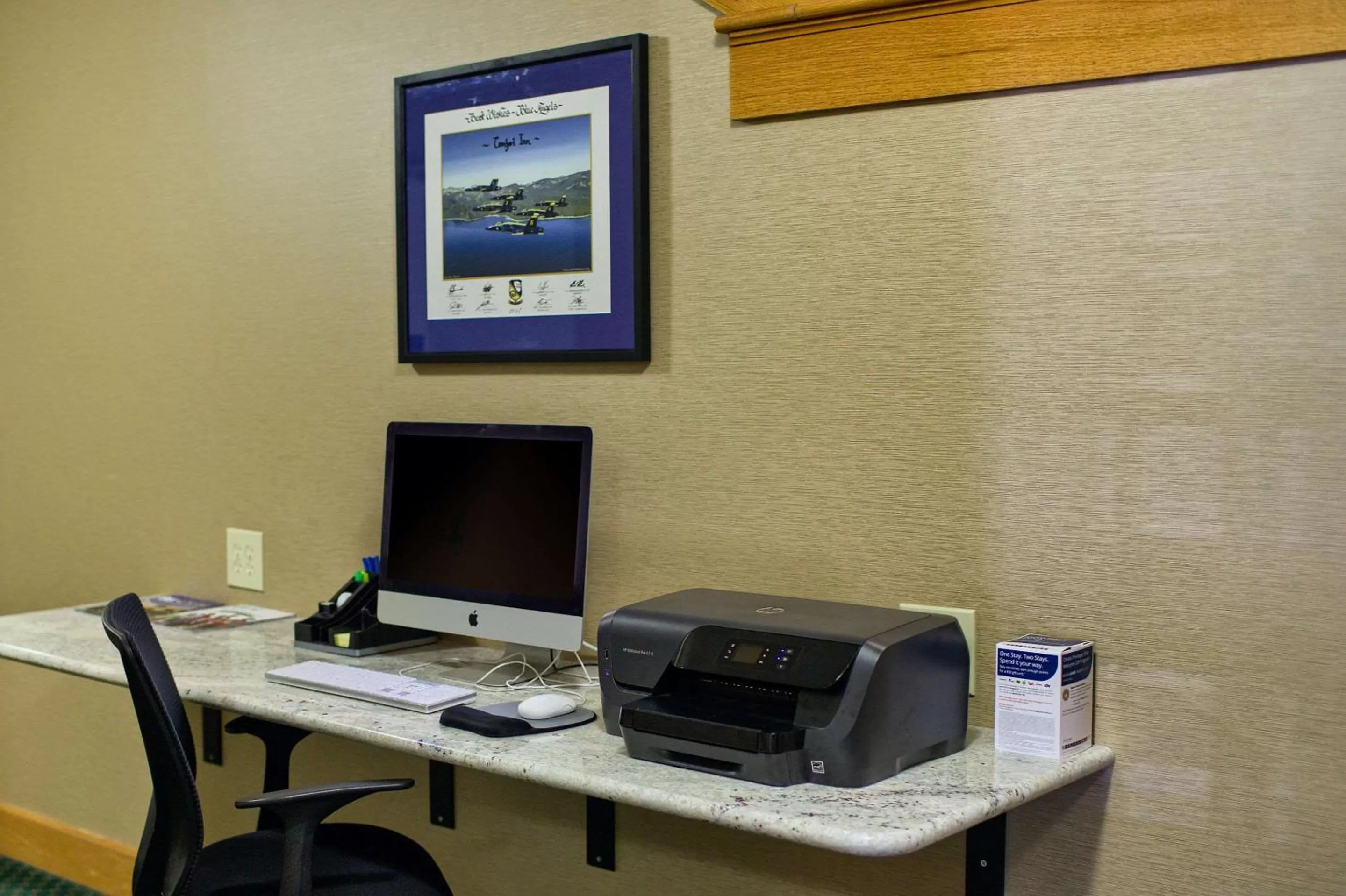 On site in Comfort Inn Brunswick