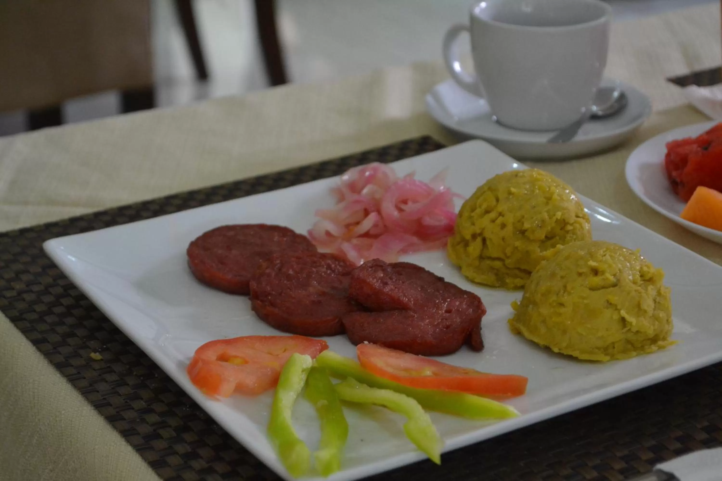 Food and drinks in Hotel Renacer