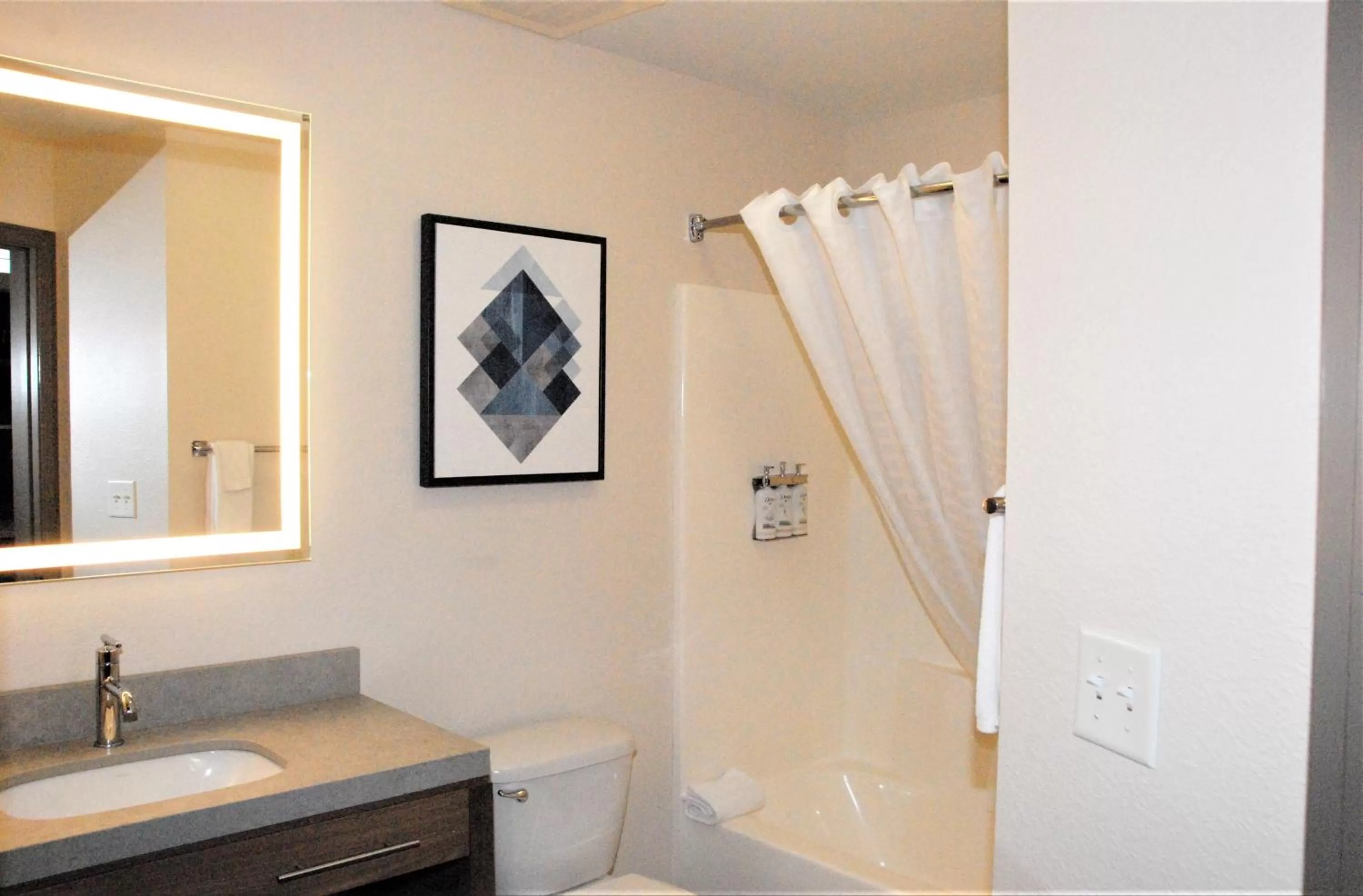 Bathroom in Candlewood Suites Tallahassee by IHG