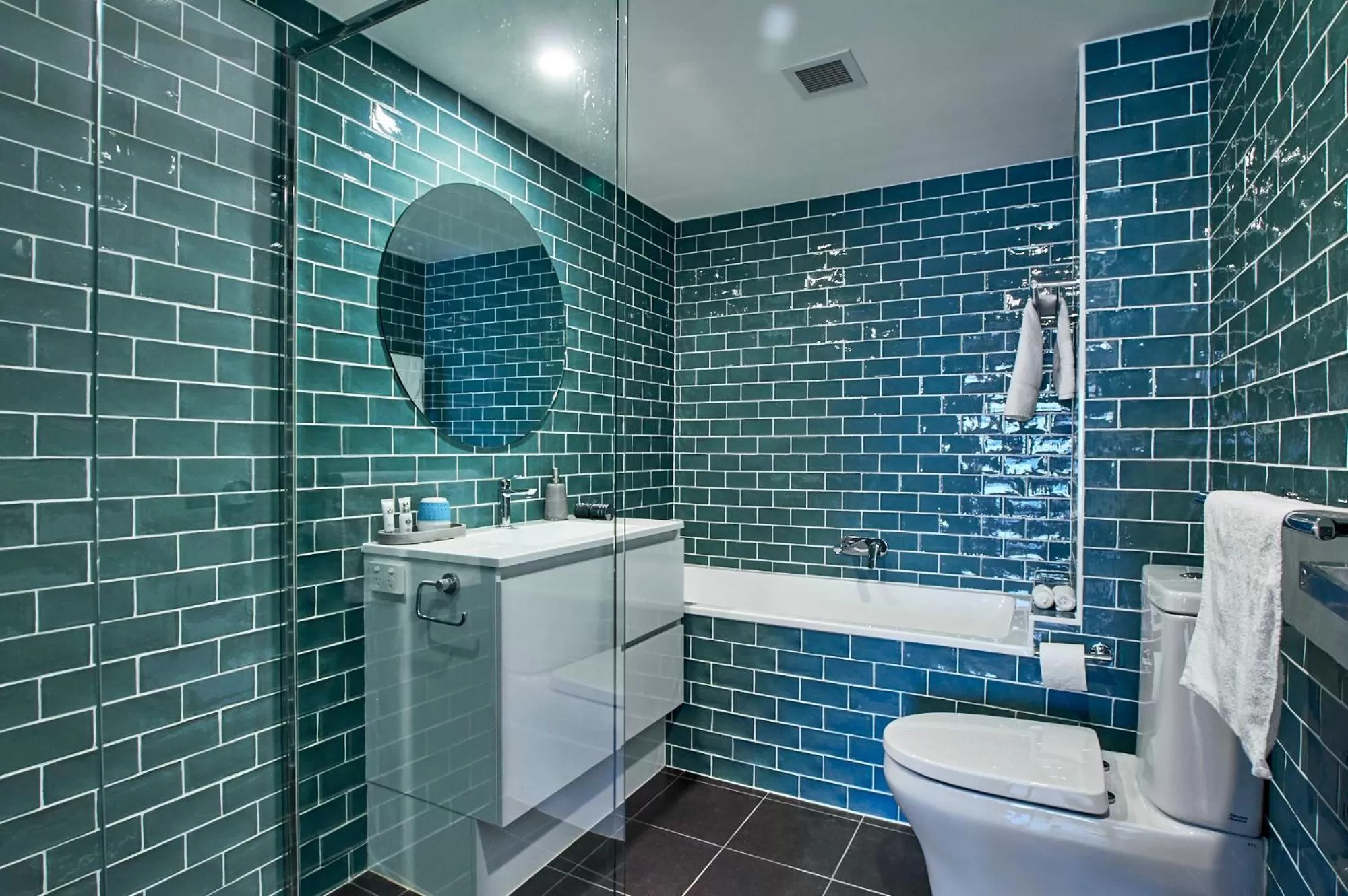 Shower in Albatross North Apartments