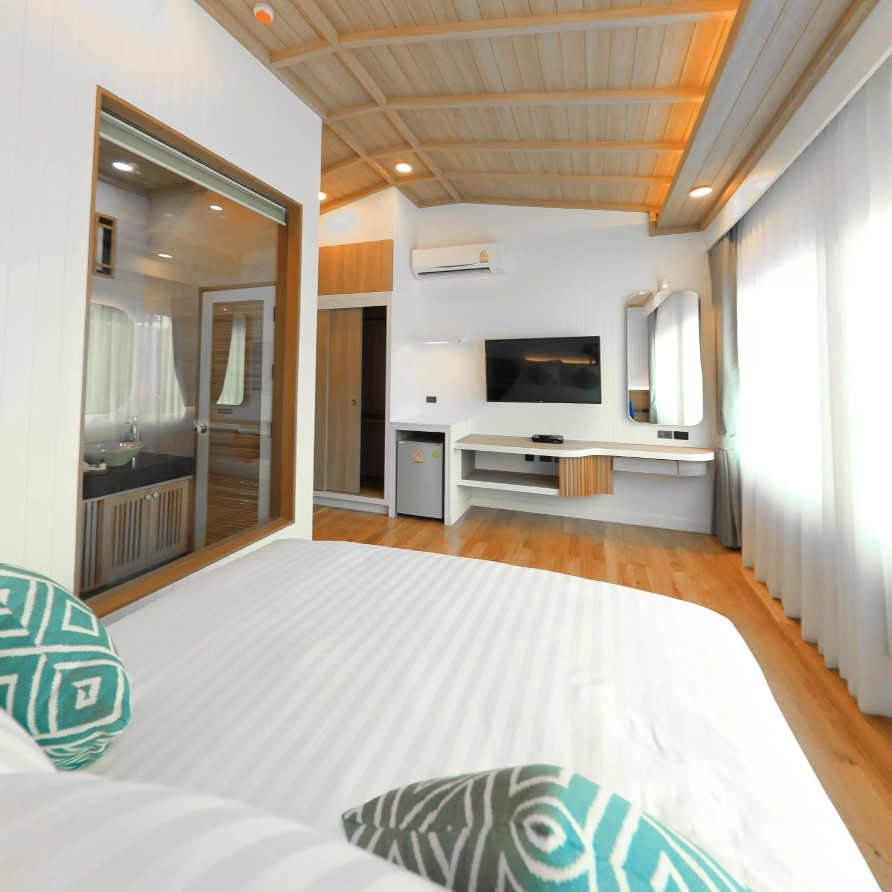 Bed in Kundala Beach Resort Hua Hin