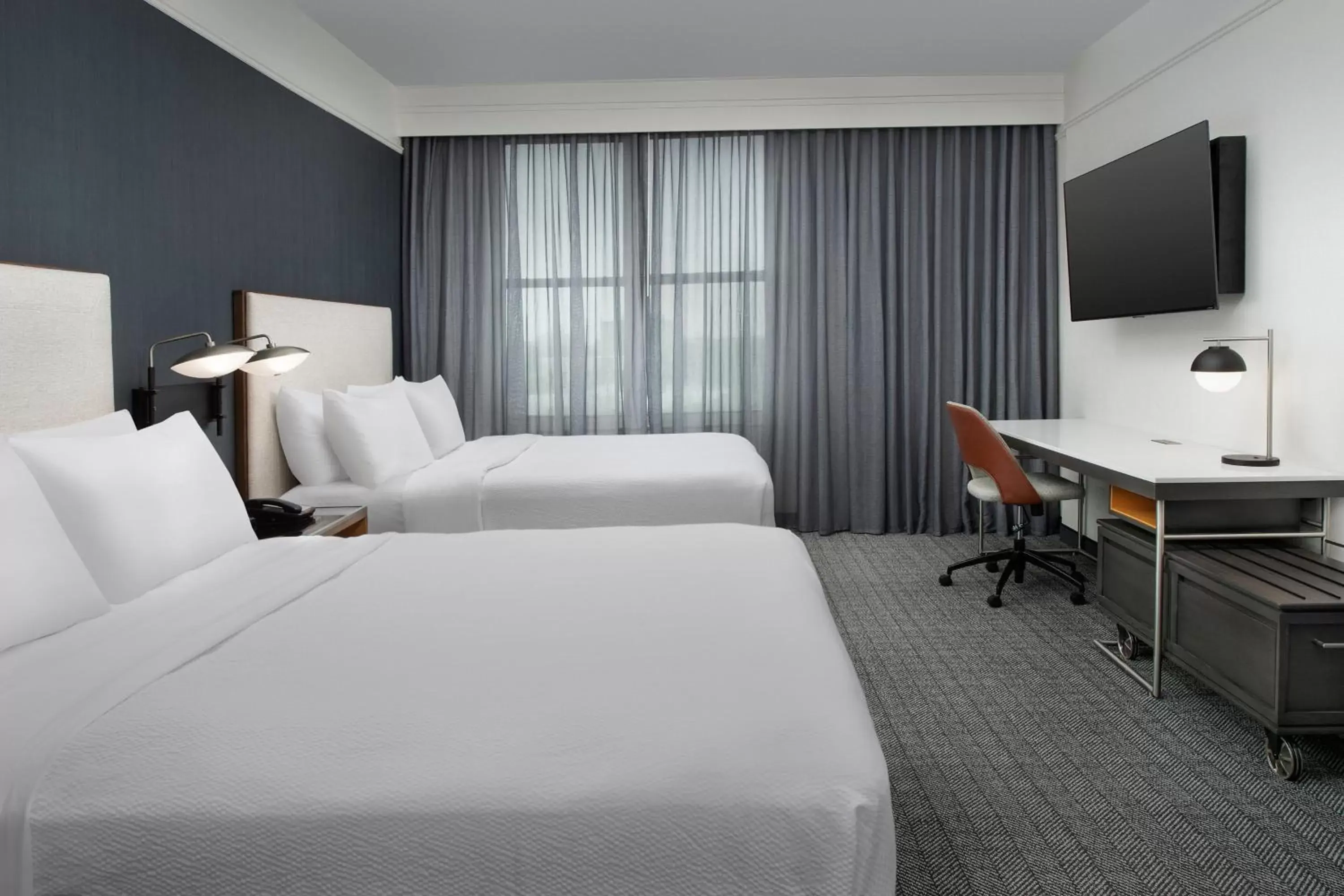 Queen Room with Two Queen Beds in Courtyard by Marriott Savannah Downtown - Historic District Queen Room with Two Queen Beds in Courtyard by Marriott Savannah Downtown - Historic District