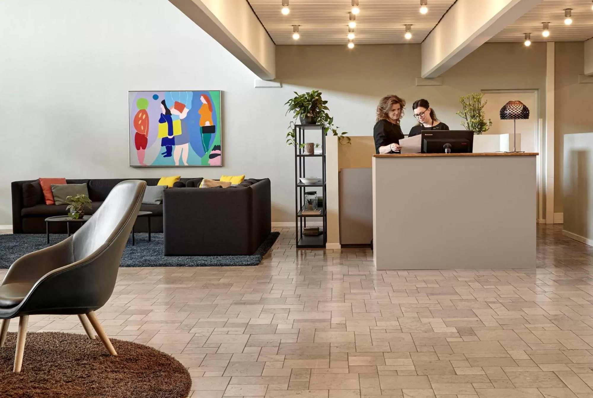 Lobby or reception in Comwell Køge Strand