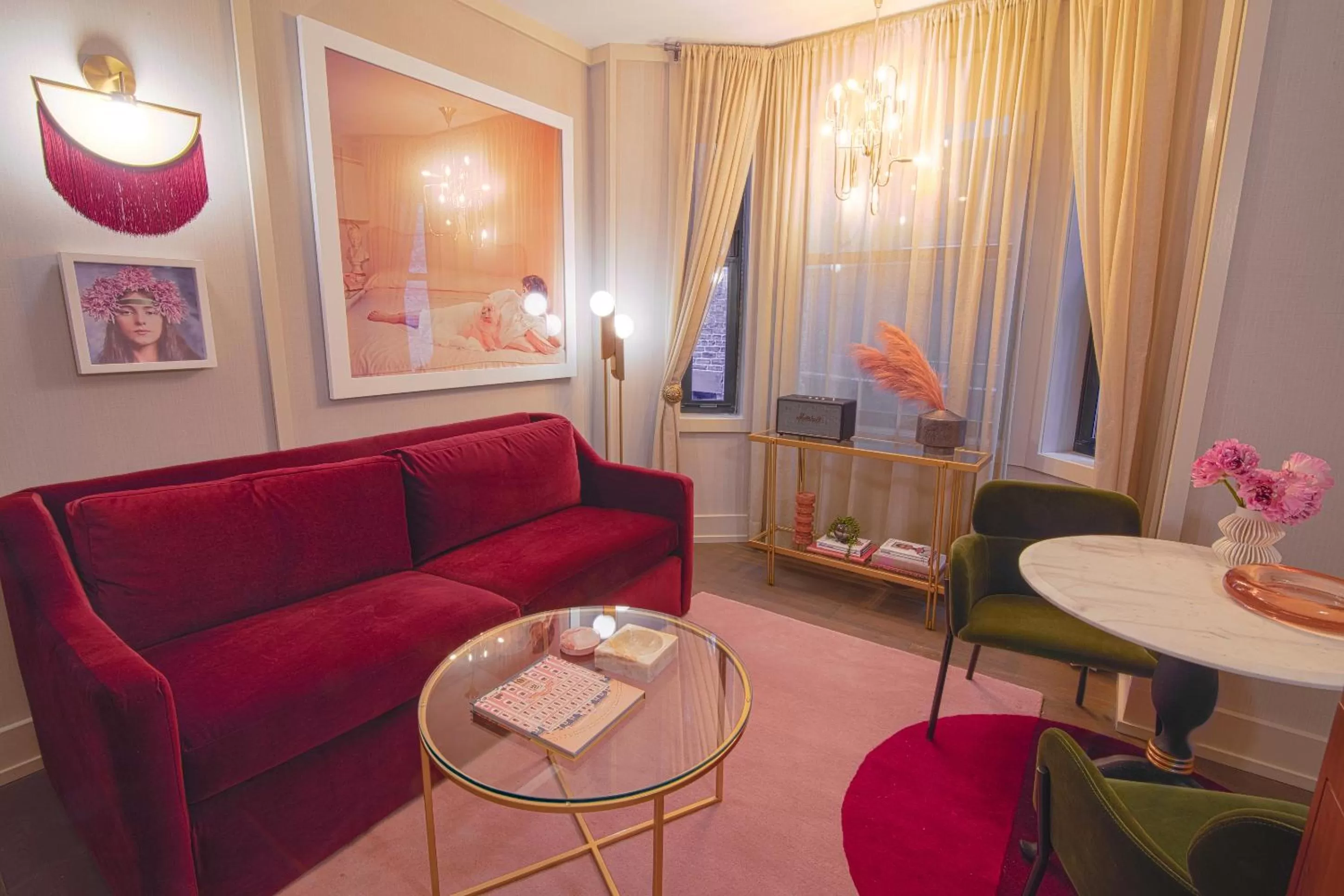 Living room in The Evelyn NoMad