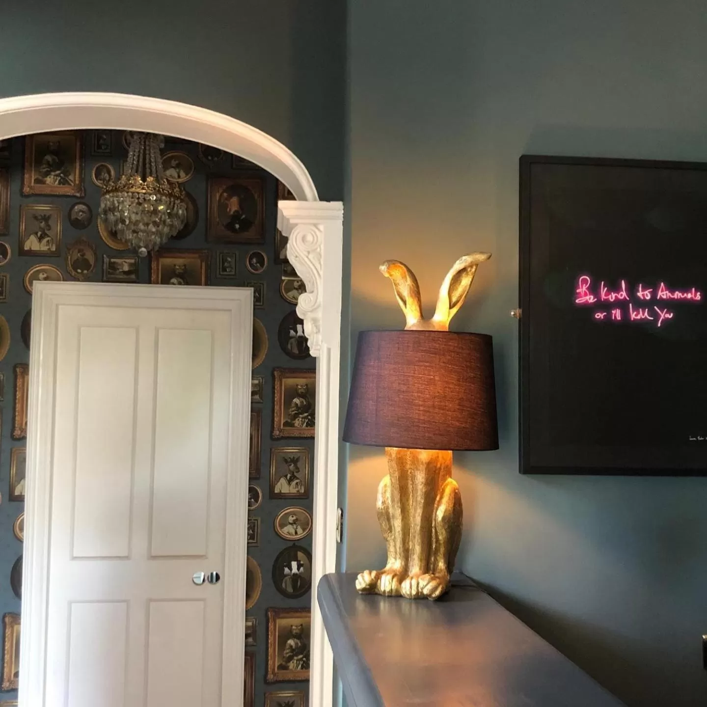 Lobby or reception in The Lodge Duxford