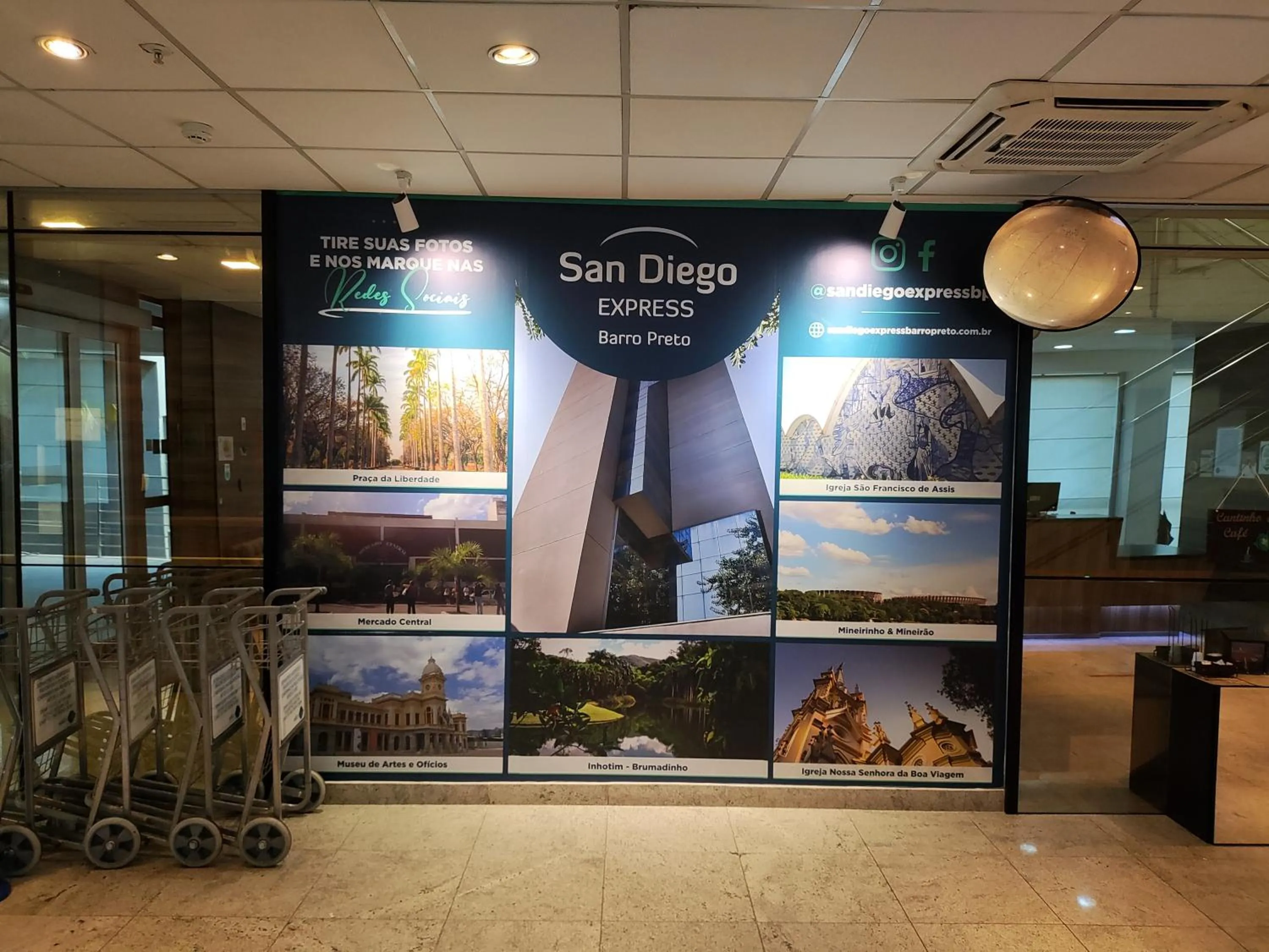 Lobby or reception in San Diego Express Barro Preto