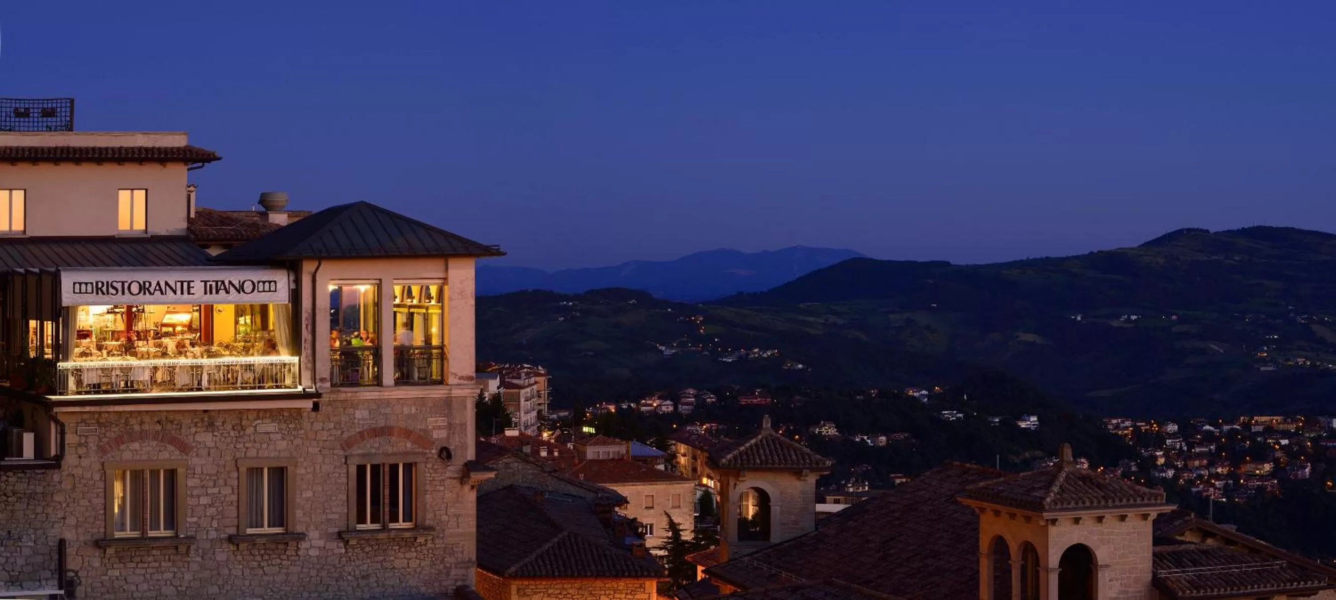 Mountain view in Hotel Titano