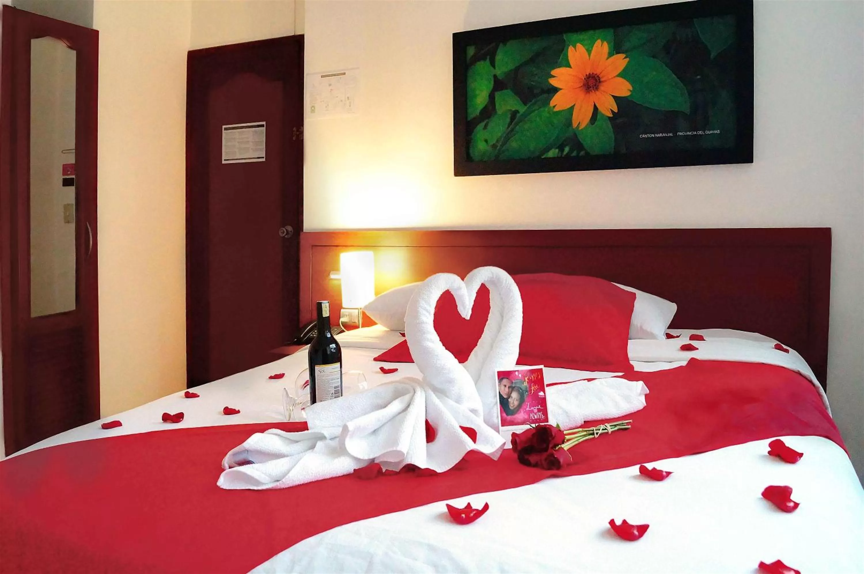 Bed in Hotel Castell