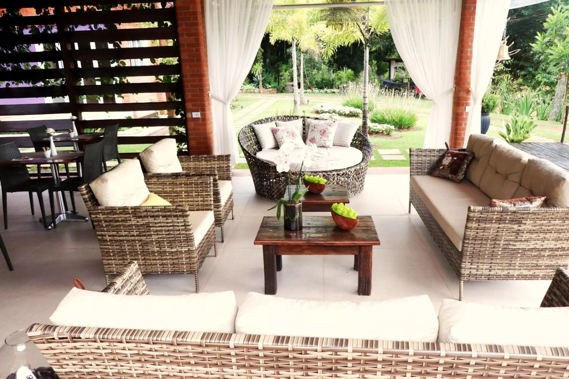 Decorative detail, Seating Area in Pousada Santa Thereza