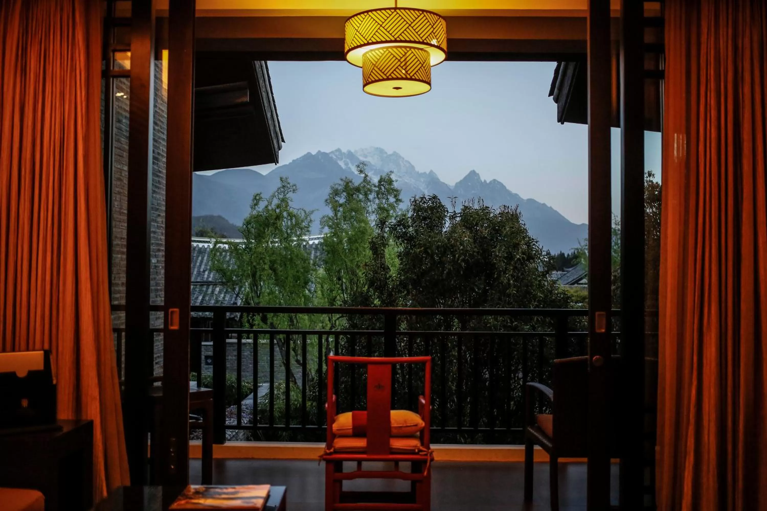 Balcony/Terrace in Banyan Tree Lijiang