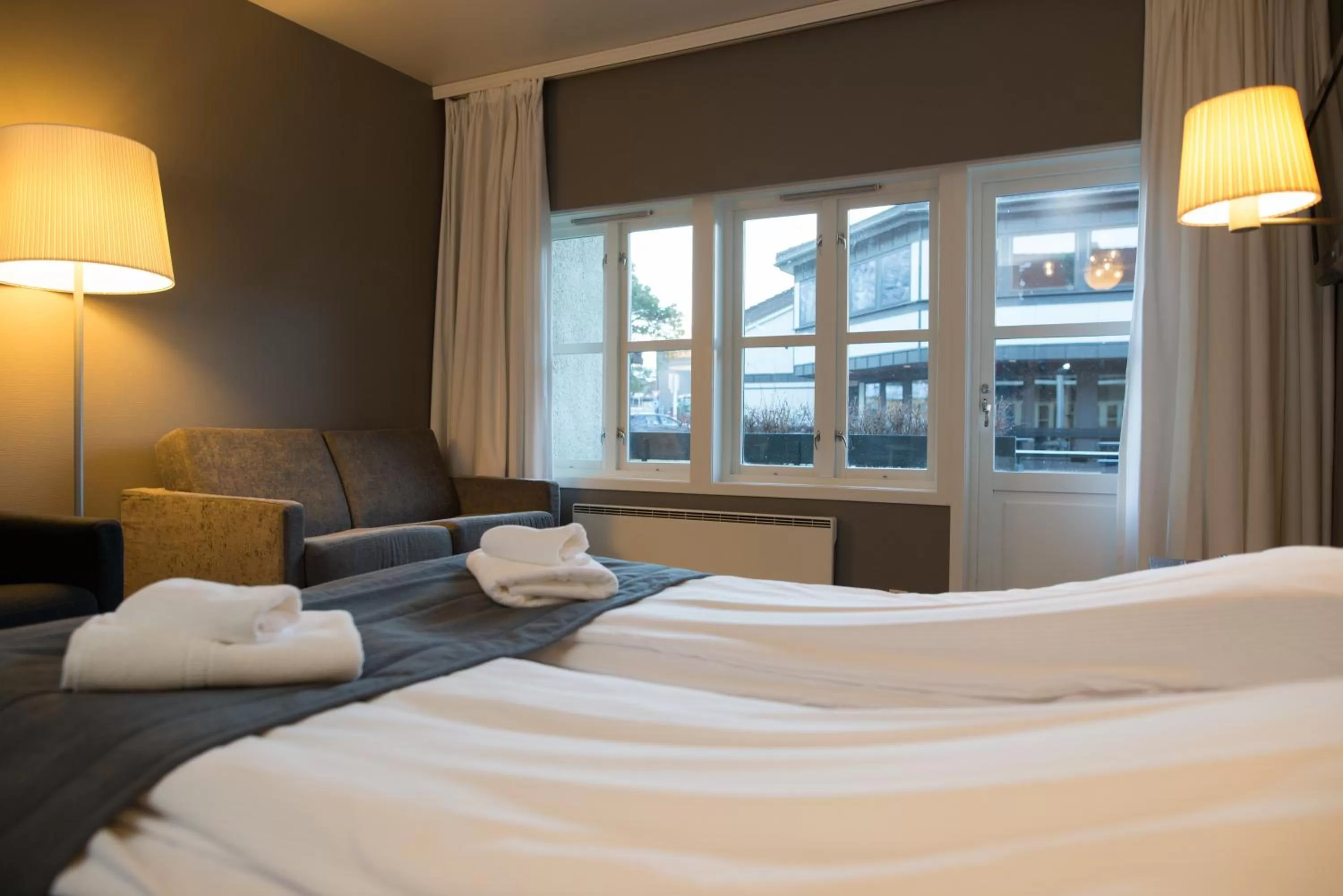 Bed in Oppdal Gjestetun Hotell