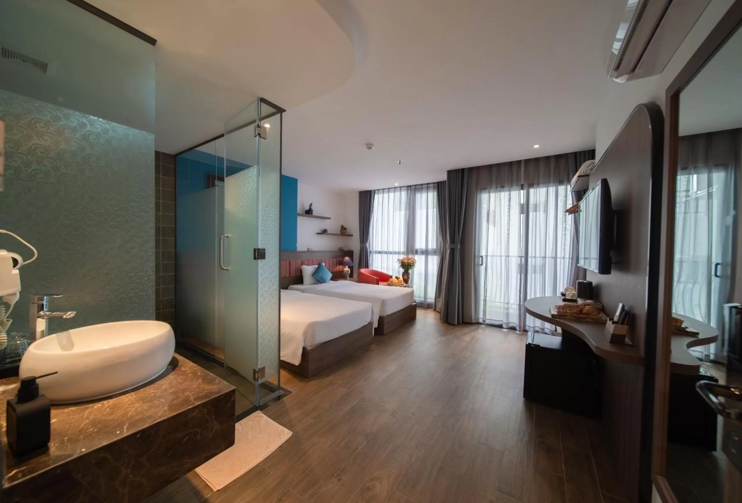 Bed in Aaron Boutique Hotel