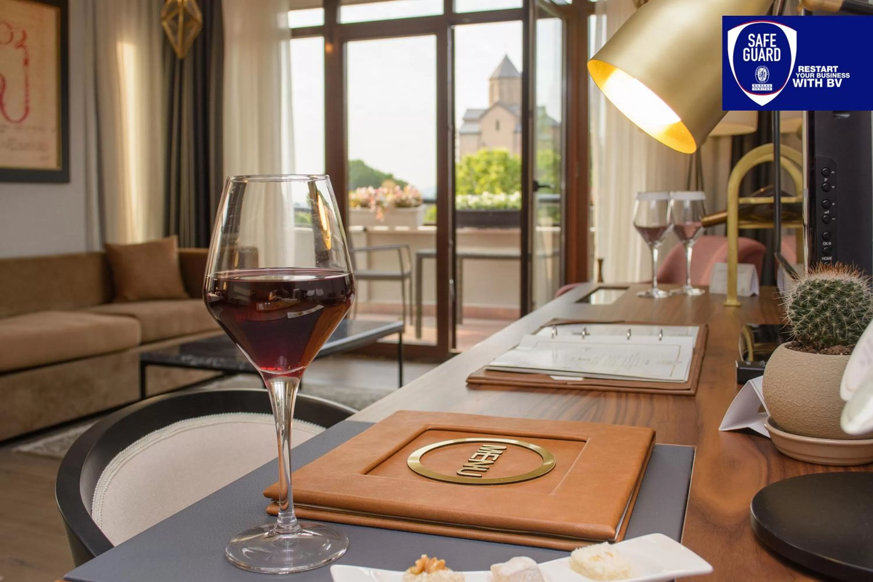 Seating area in Tiflis Palace