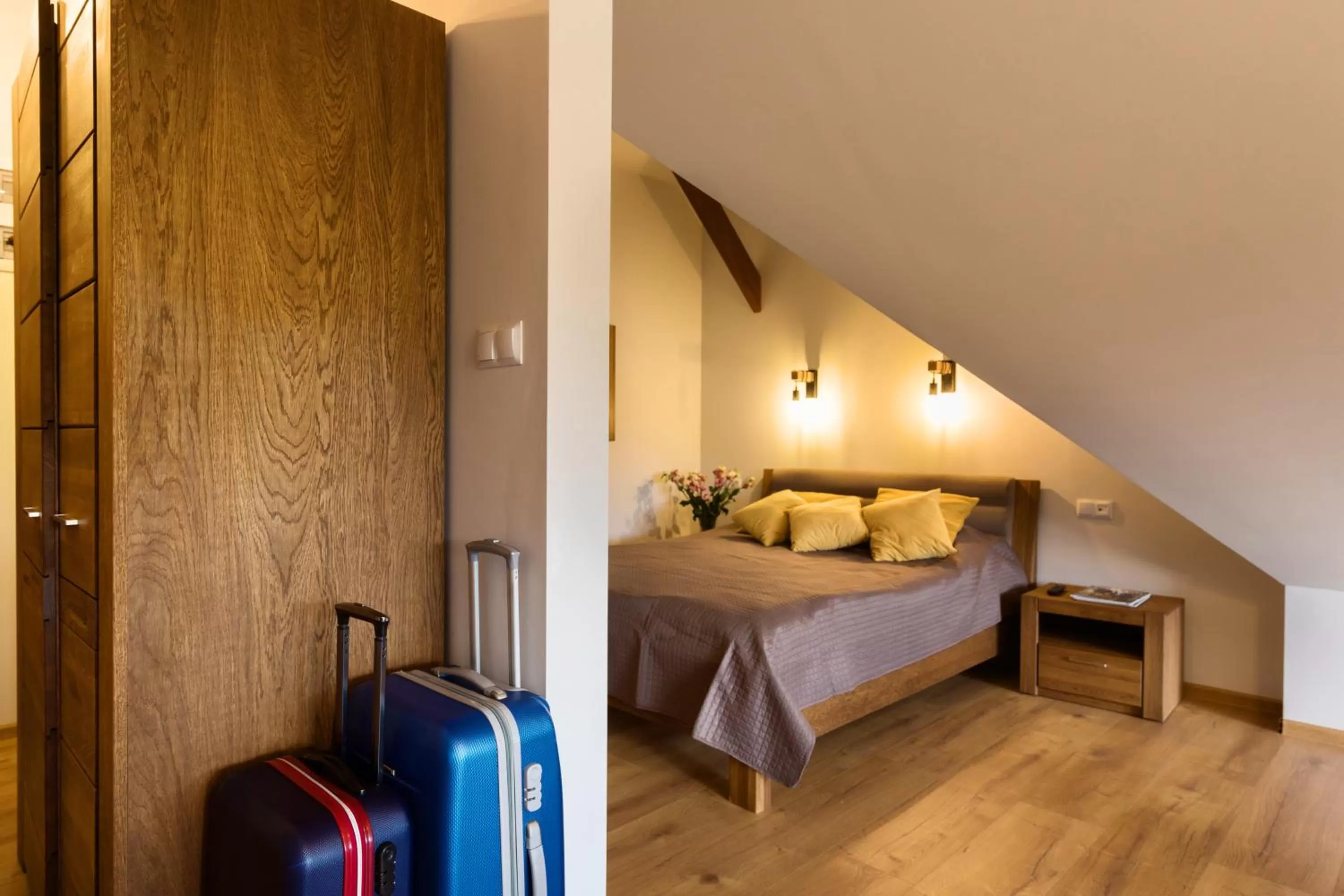 Bed in Hotel Beskidzki Raj Medical SPA