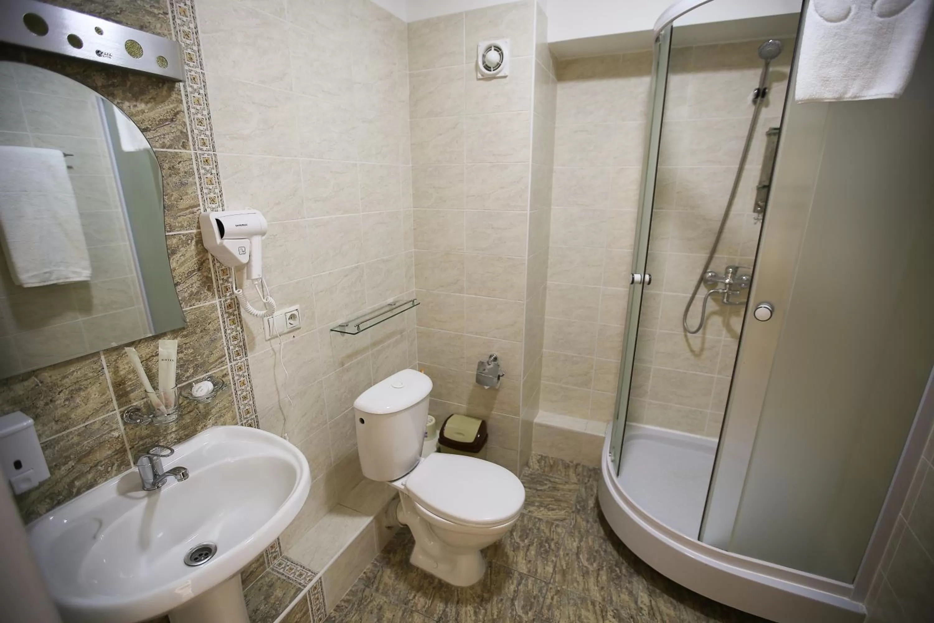 Bathroom in Altai Business Hotel