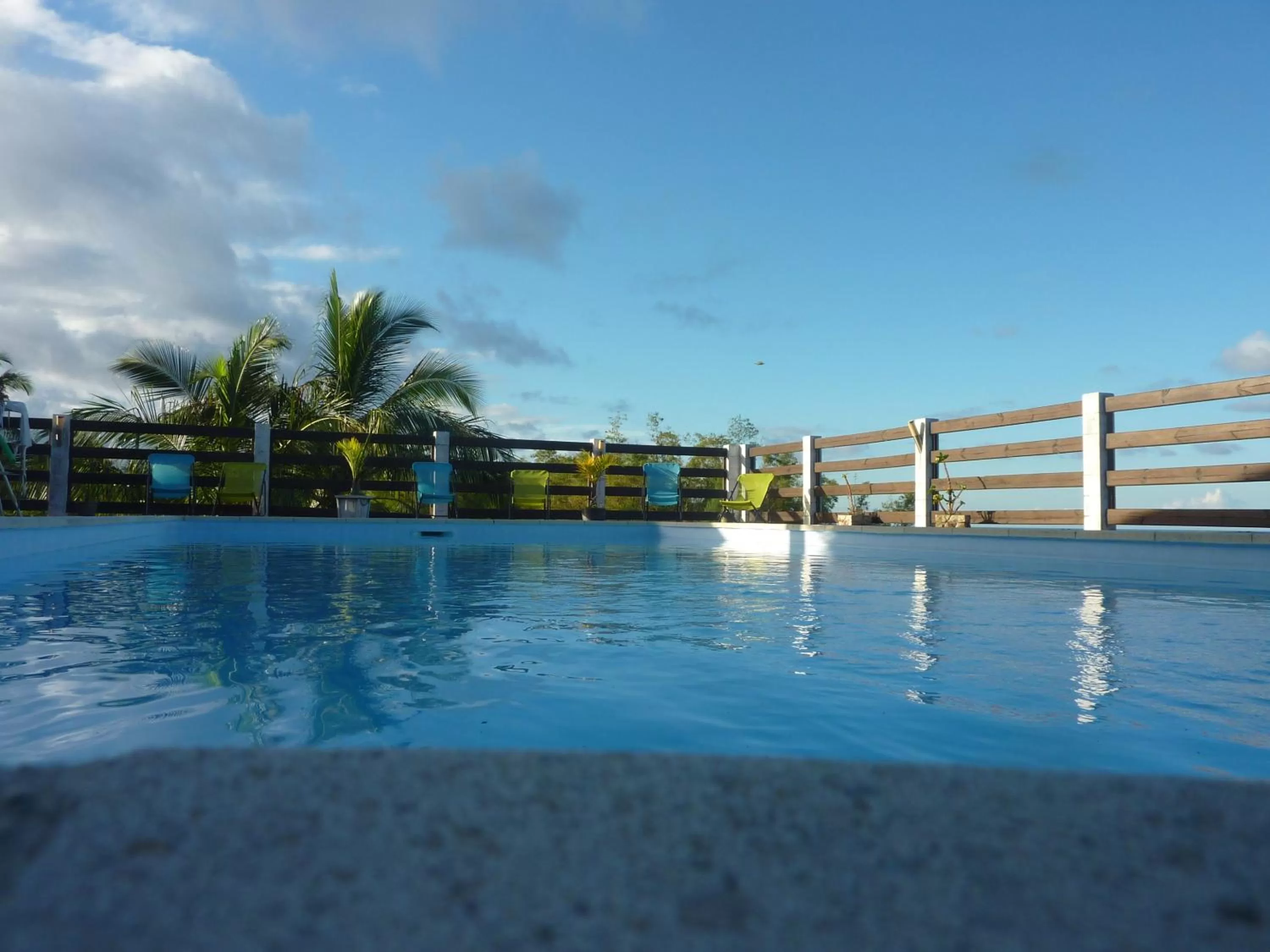 Swimming pool in La Pointe au Corail