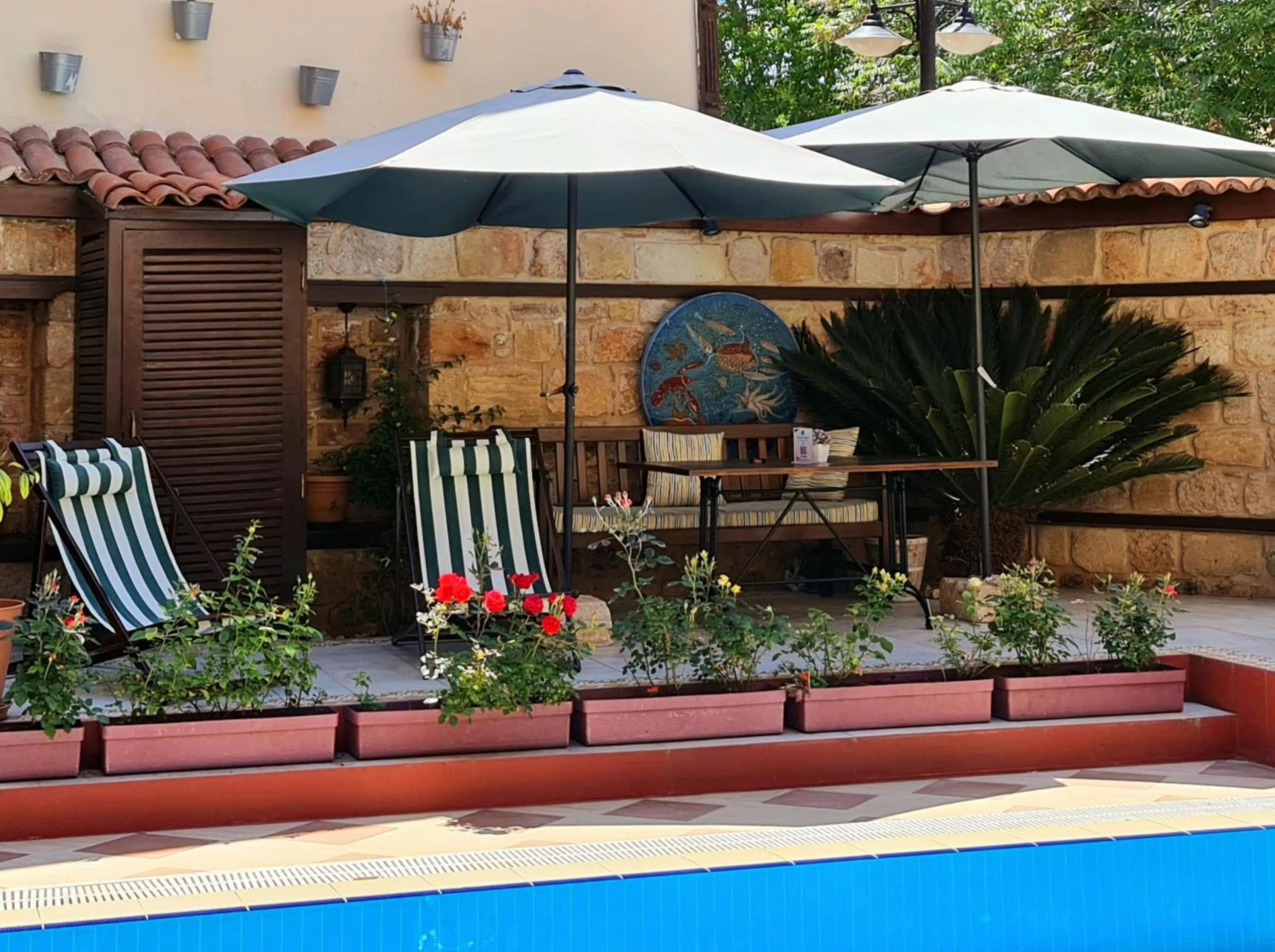 Patio in Eski Masal Hotel - Special Class