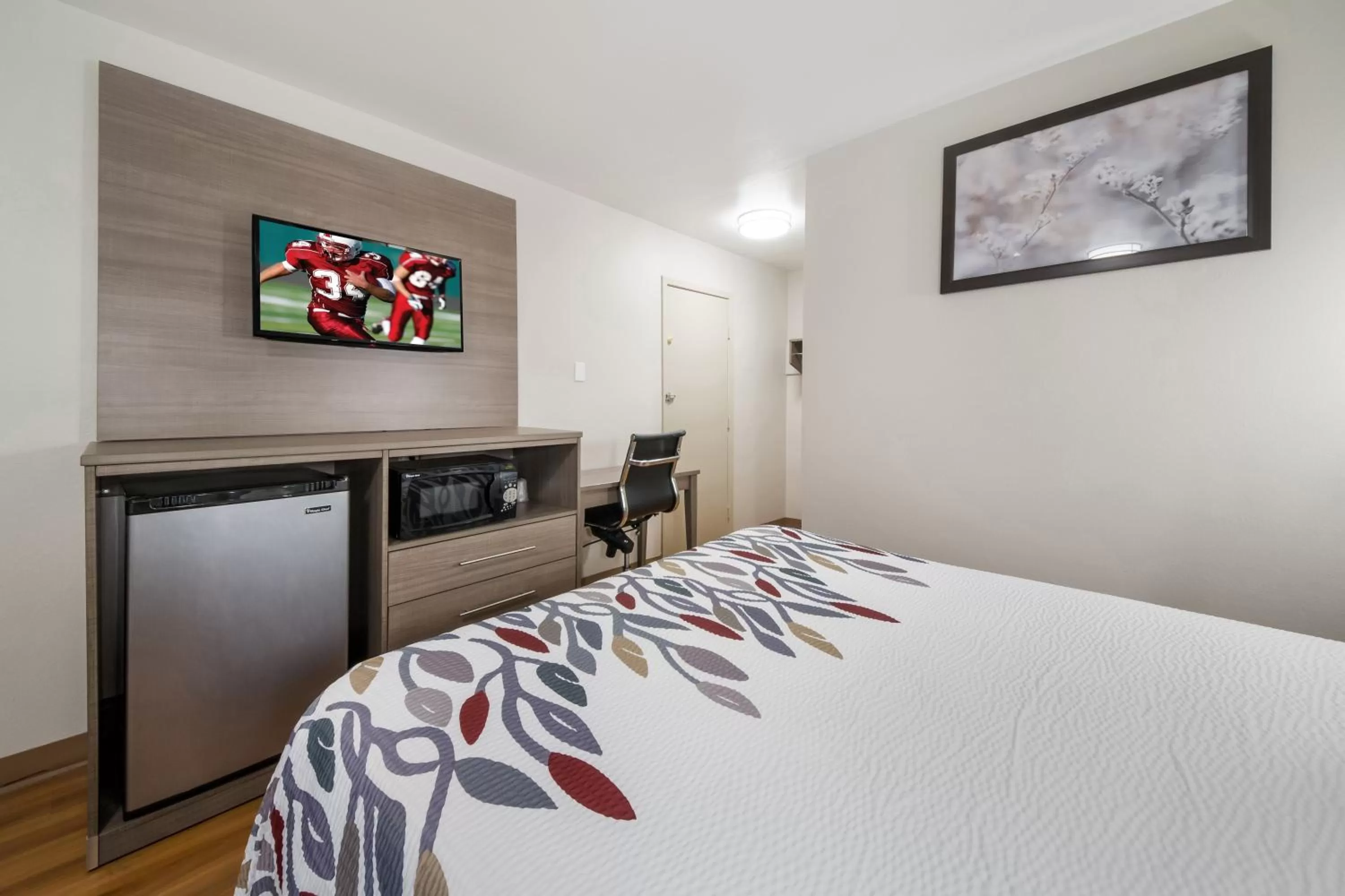 Photo of the whole room, Bed in Red Roof Inn San Antonio E - Frost Bank Center