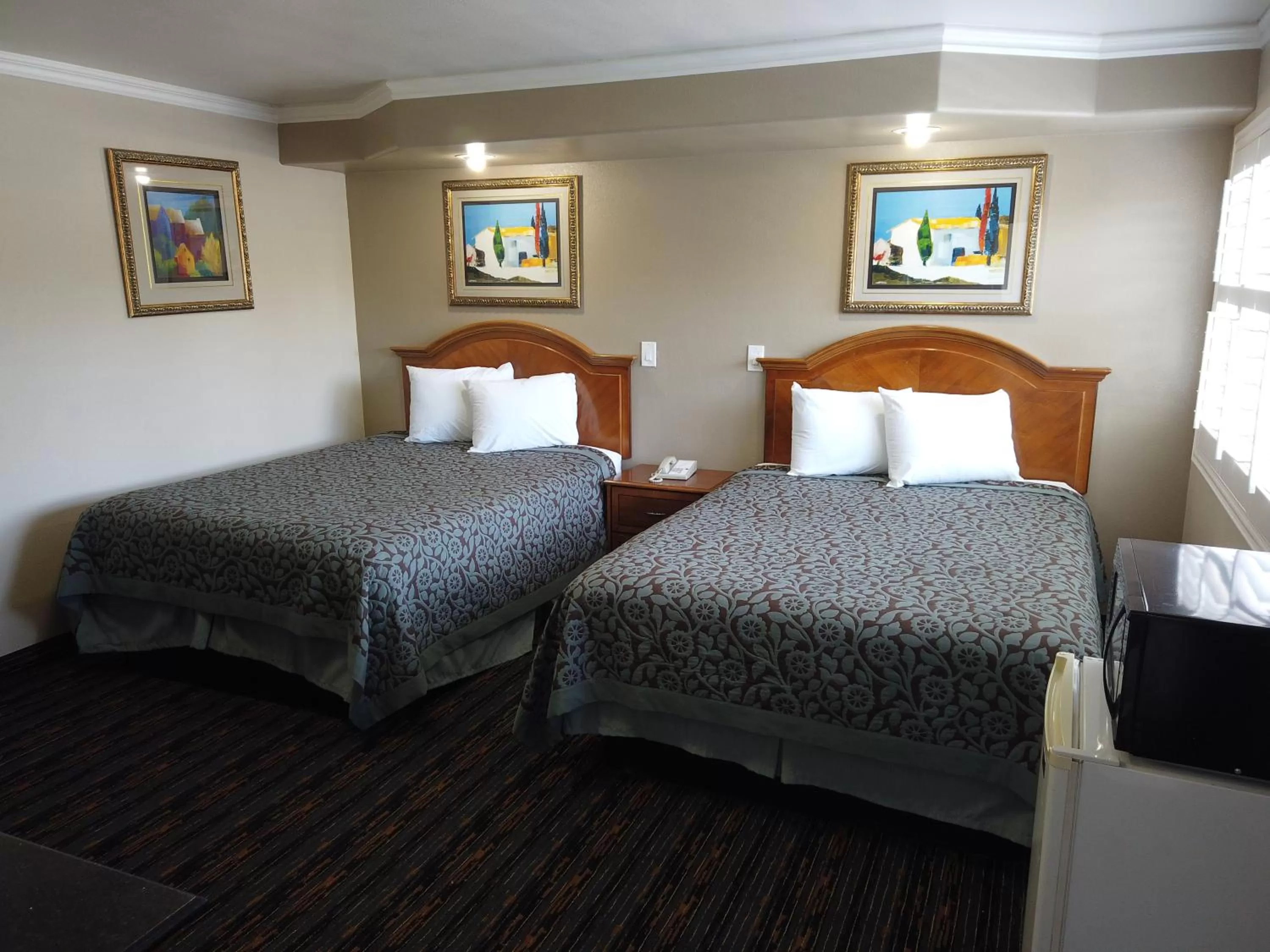 Bed in Little Boy Blue Motel