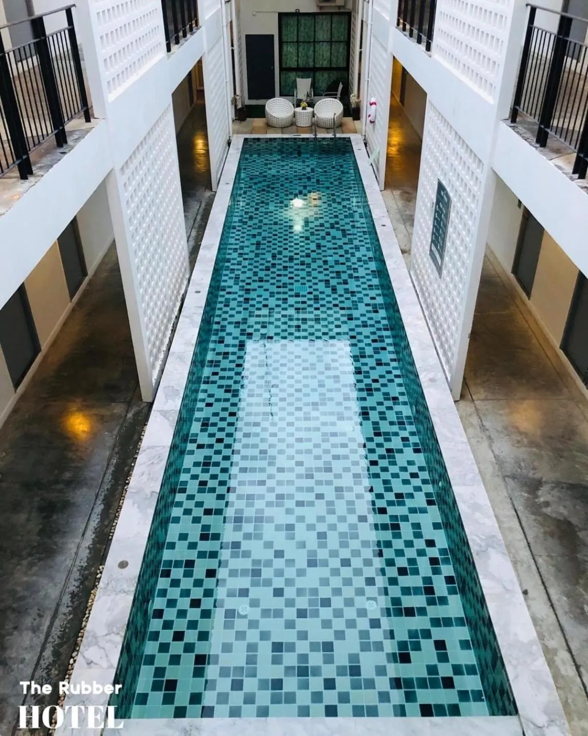 Swimming pool in The Rubber Hotel Phuket