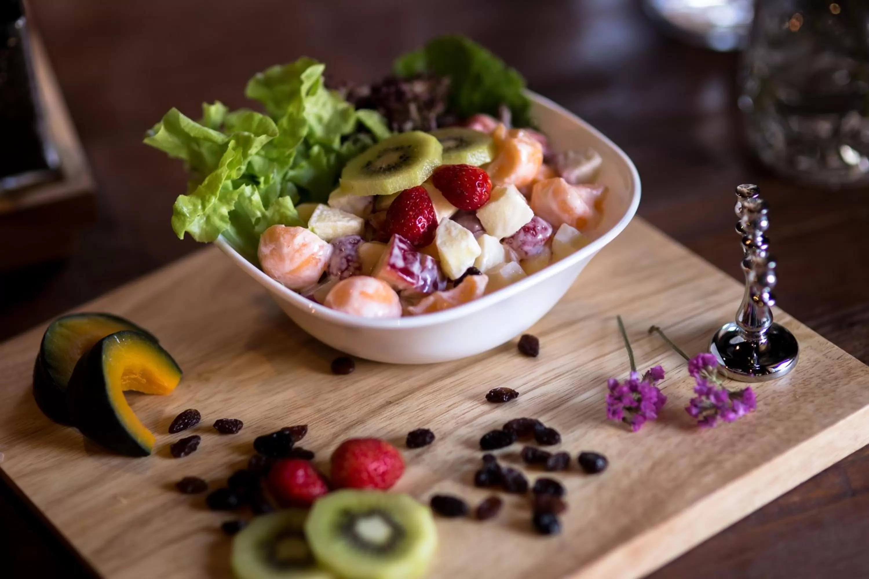 Food close-up in ONCE (upon a time) Chiang Mai Home