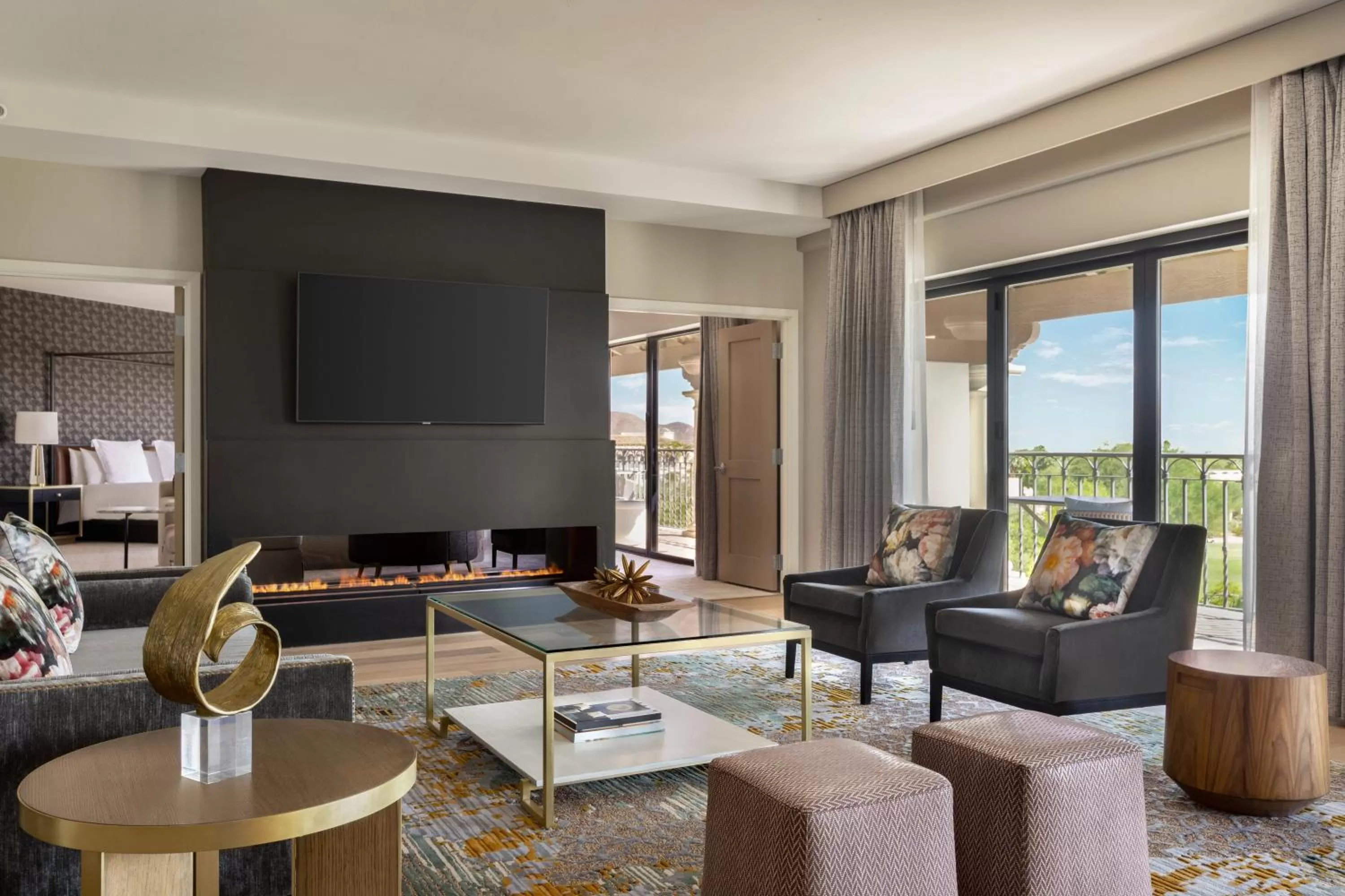 Communal lounge/ TV room in Fairmont Scottsdale Princess