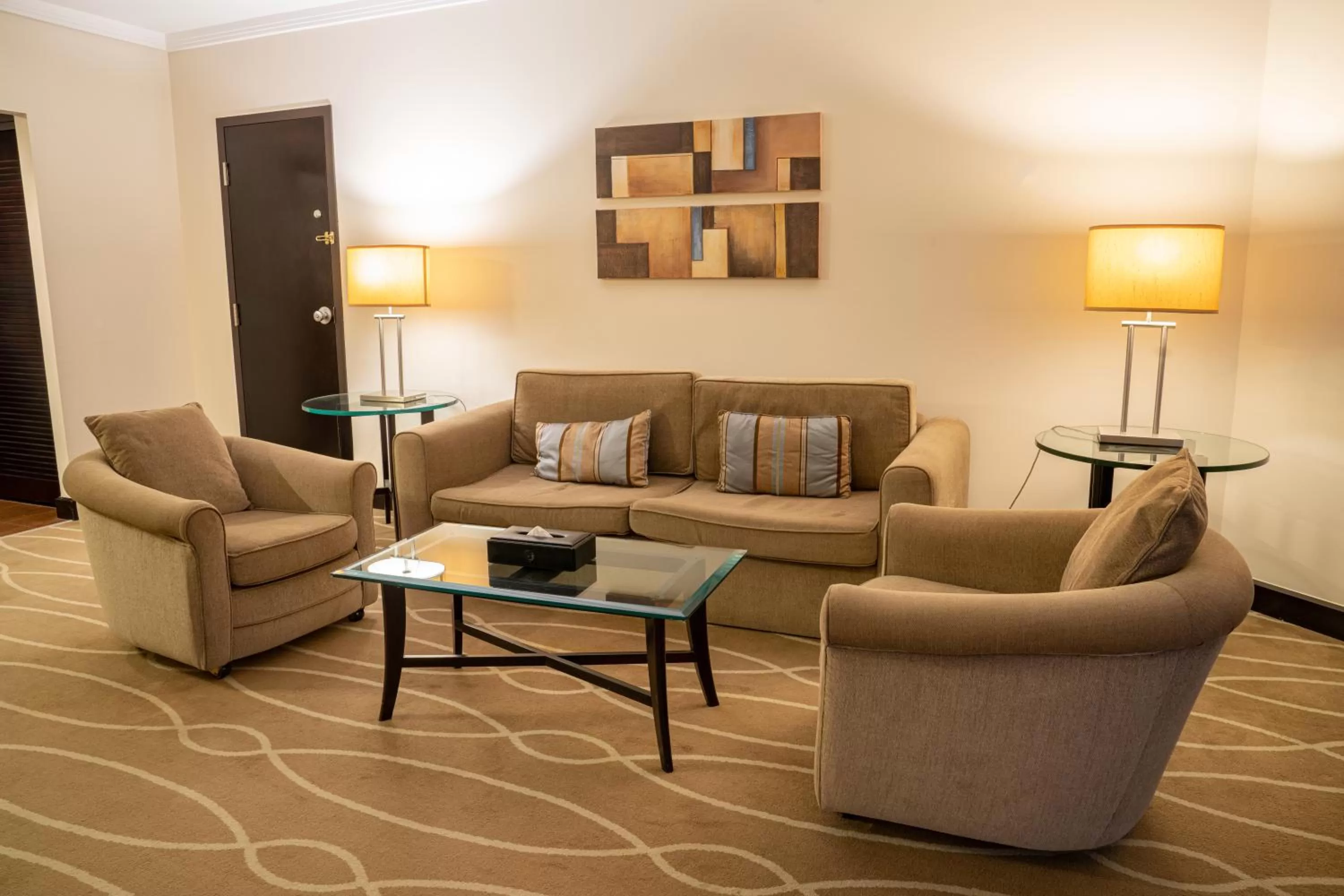 Seating area in Danat Al Ain Resort