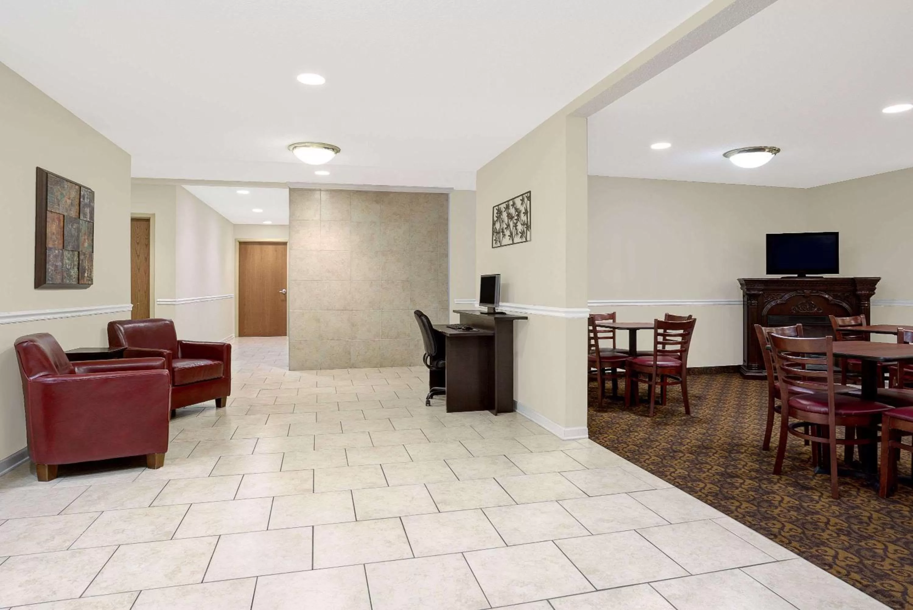 Lobby or reception in Days Inn by Wyndham Greensboro NC