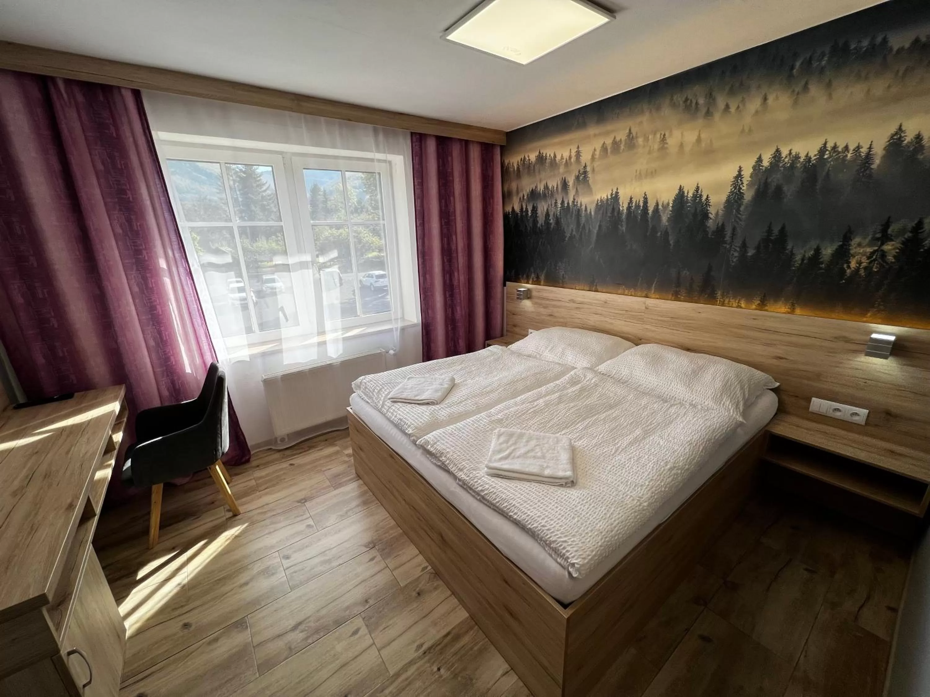 Bed in Hotel U Kociana