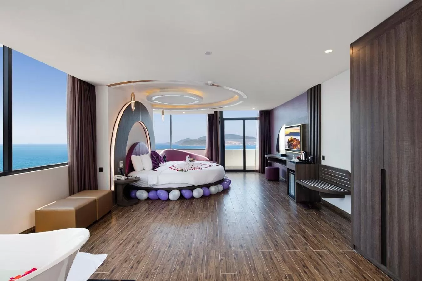 Shower, Bed in V Hotel Nha Trang