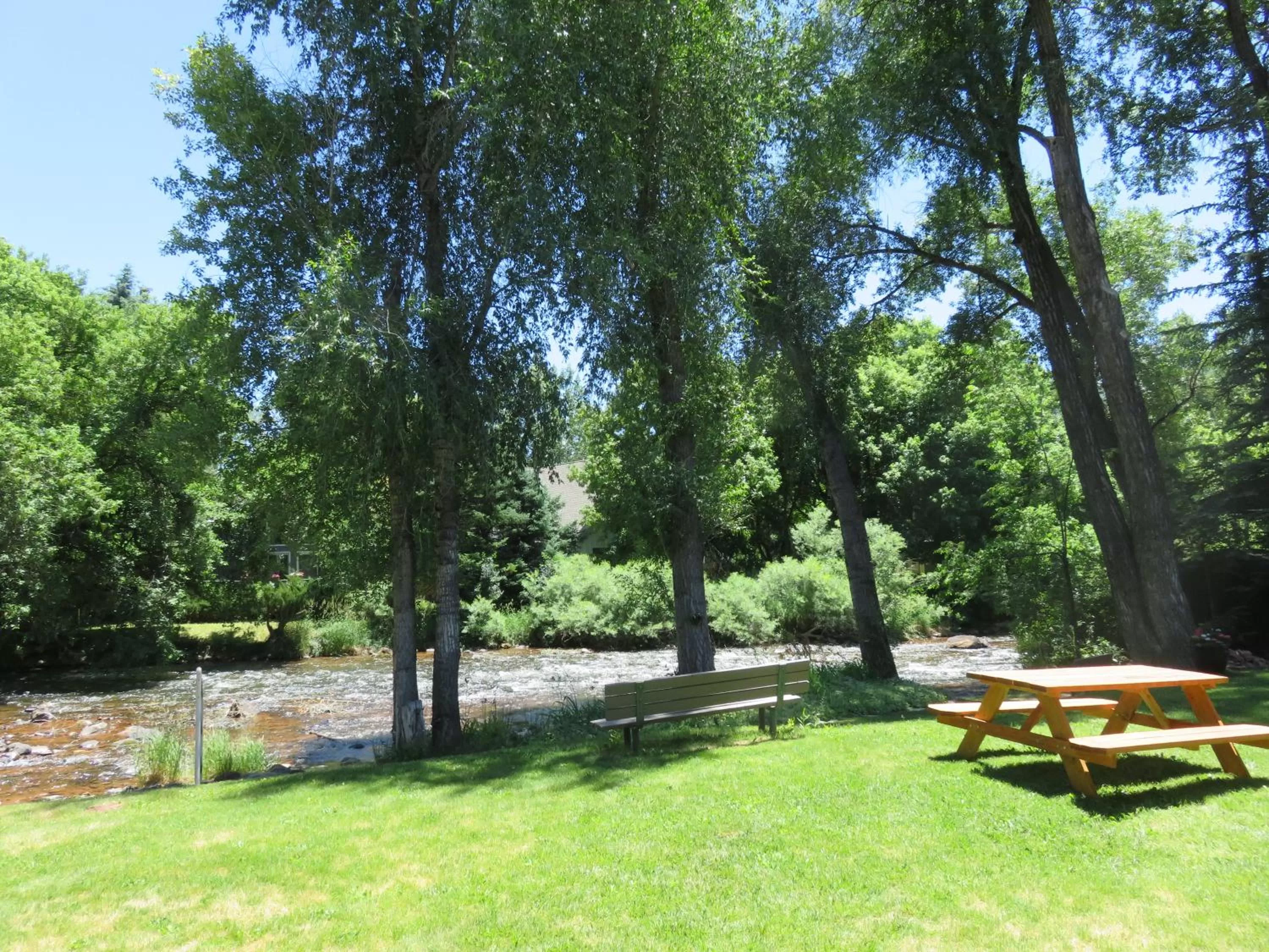 Garden view in Aspenalt Lodge